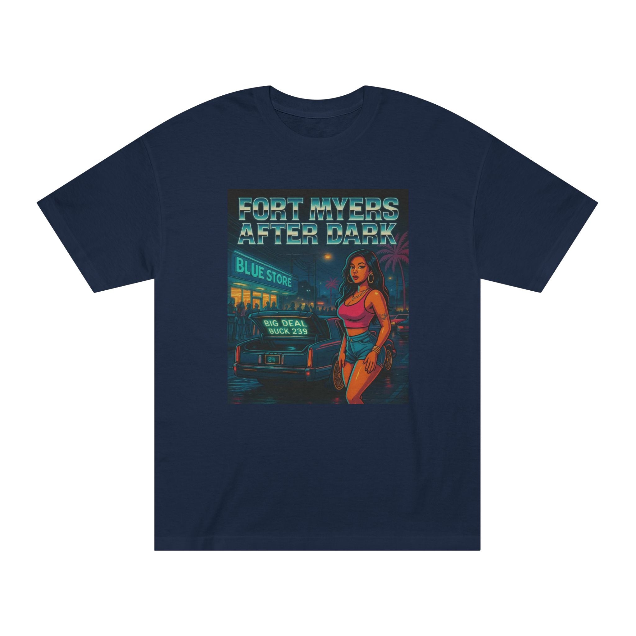 Fort Myers After Dark Unisex Classic Tee | Urban Vibes T-Shirt, Street Art Fashion, Casual Wear, Gift for Him/Her, Summer Style