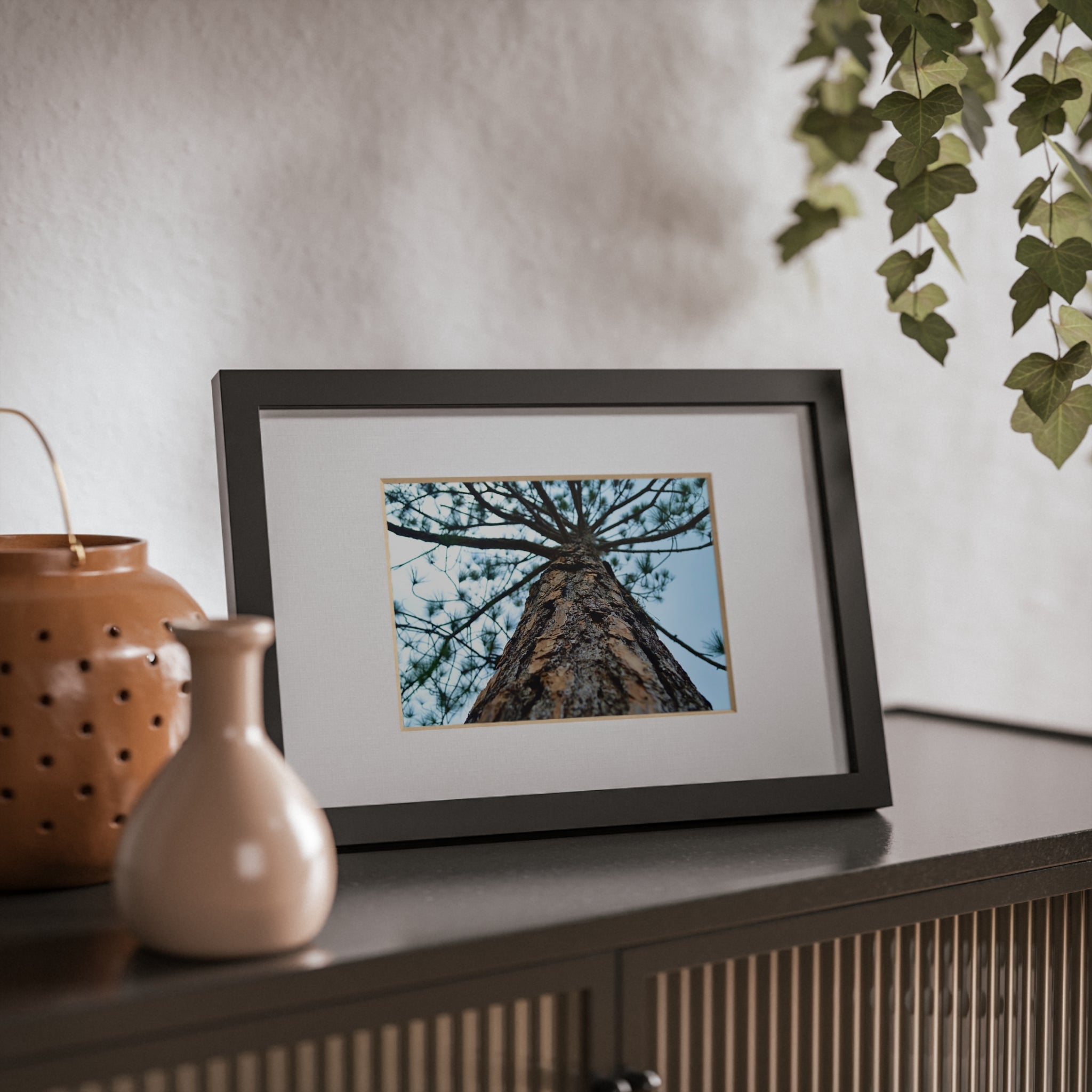 Classic Black Framed Poster, Modern Wall Art, Home Decor, Gift for Nature Lovers, Minimalist Wall Art, Silent Forest Vibe