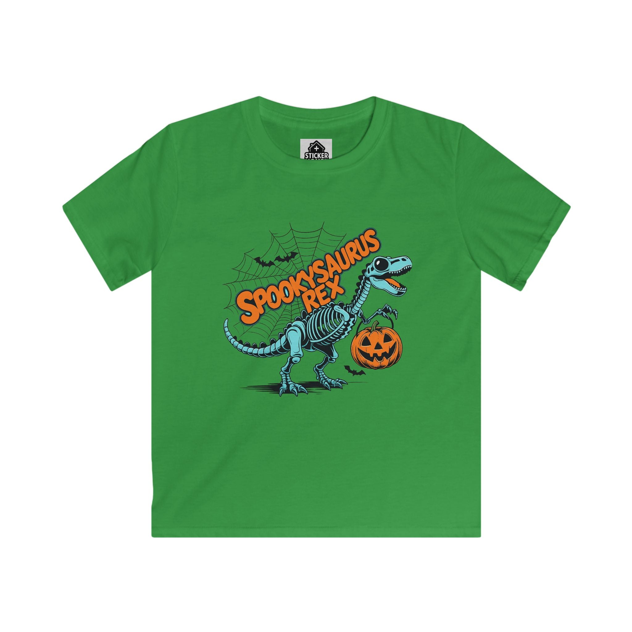 Kids Spooky Graphic Tee | SpookySaurus | Shop Sticker House Spooky Season Youth
