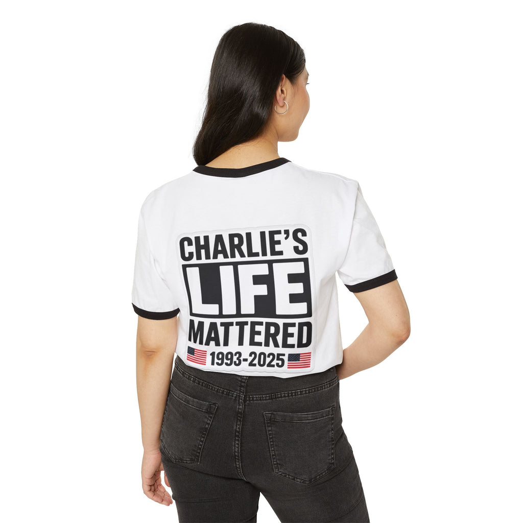 God Family Country | Charlie Kirk Memorial Tee | Shop Sticker House Memorial Collection