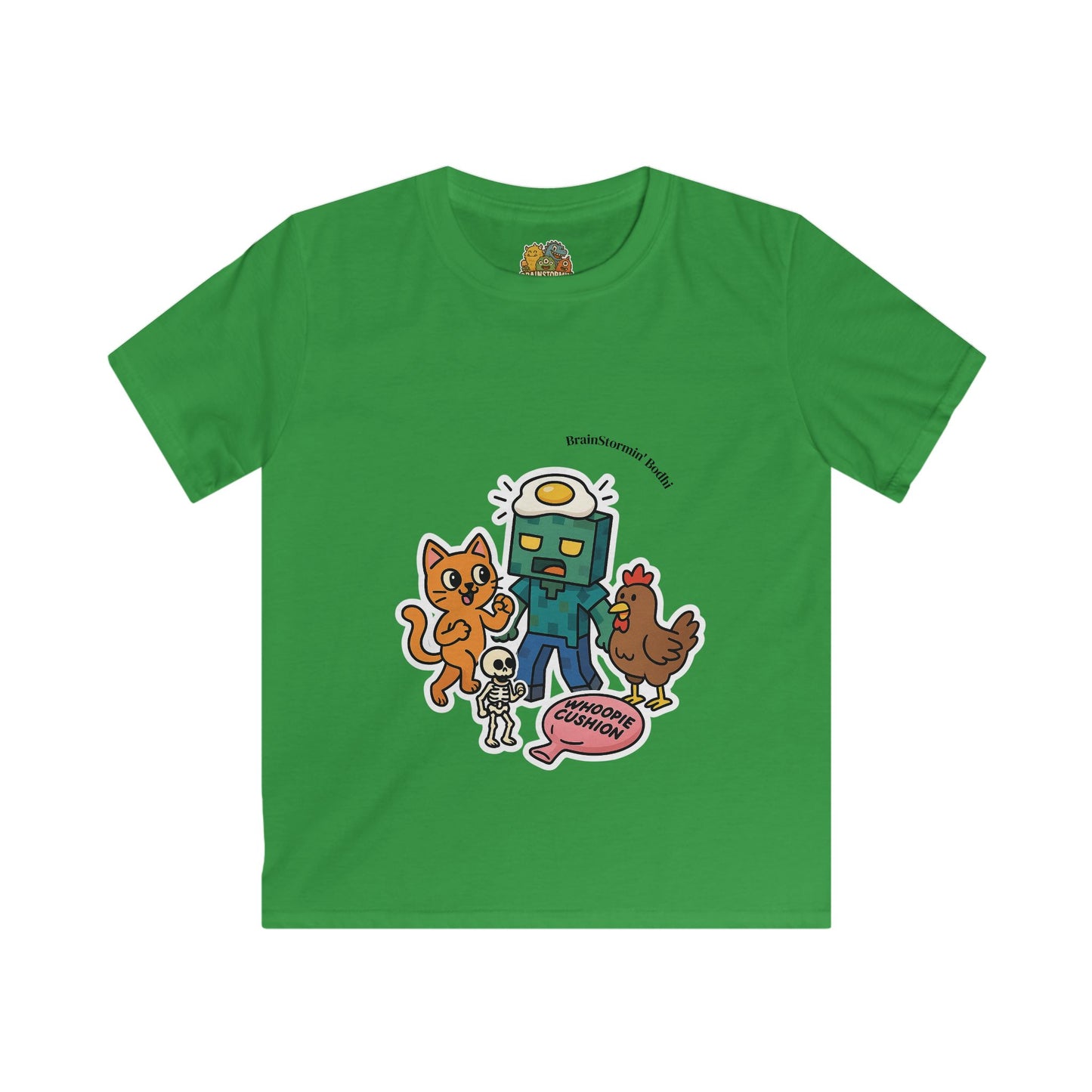 Kids Cartoon Character Tee - Fun, Playful Apparel for Birthdays, Everyday Wear, Gift for Young Animal Lovers, Creative Outfits, Graphic Tee