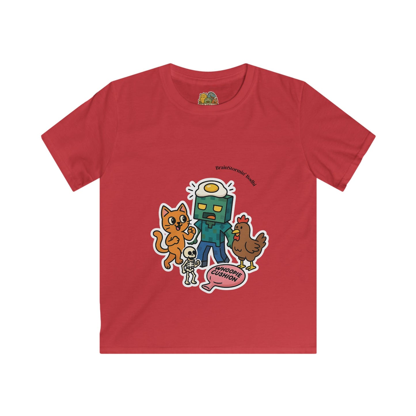 Kids Cartoon Character Tee - Fun, Playful Apparel for Birthdays, Everyday Wear, Gift for Young Animal Lovers, Creative Outfits, Graphic Tee