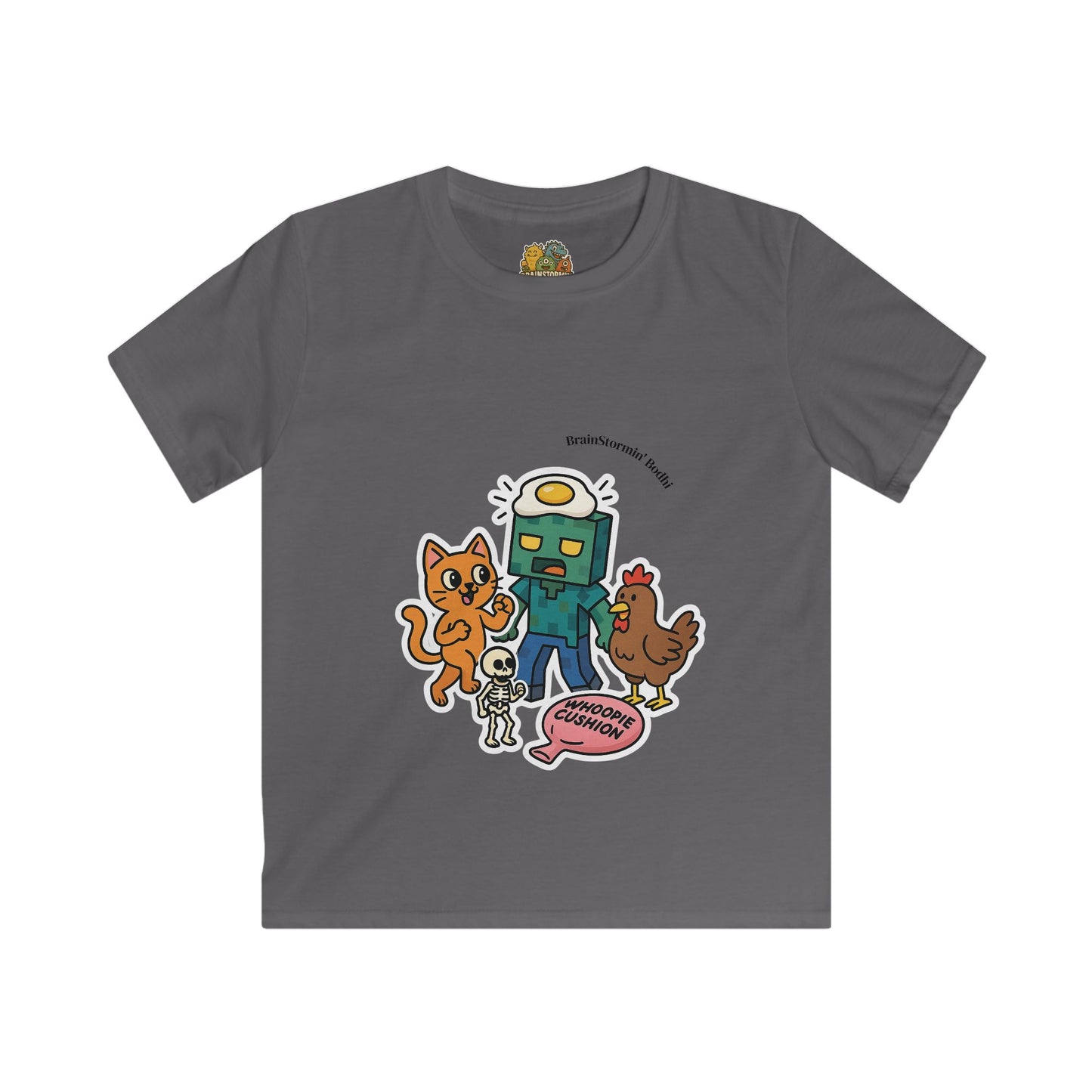 Kids Cartoon Character Tee - Fun, Playful Apparel for Birthdays, Everyday Wear, Gift for Young Animal Lovers, Creative Outfits, Graphic Tee
