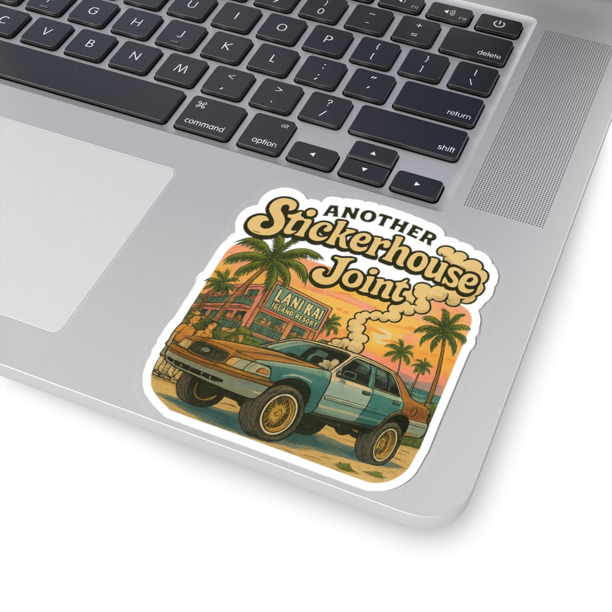 Lani Kai Crown Vic Kiss-Cut Stickers | Shop Slab Coalition Stickers