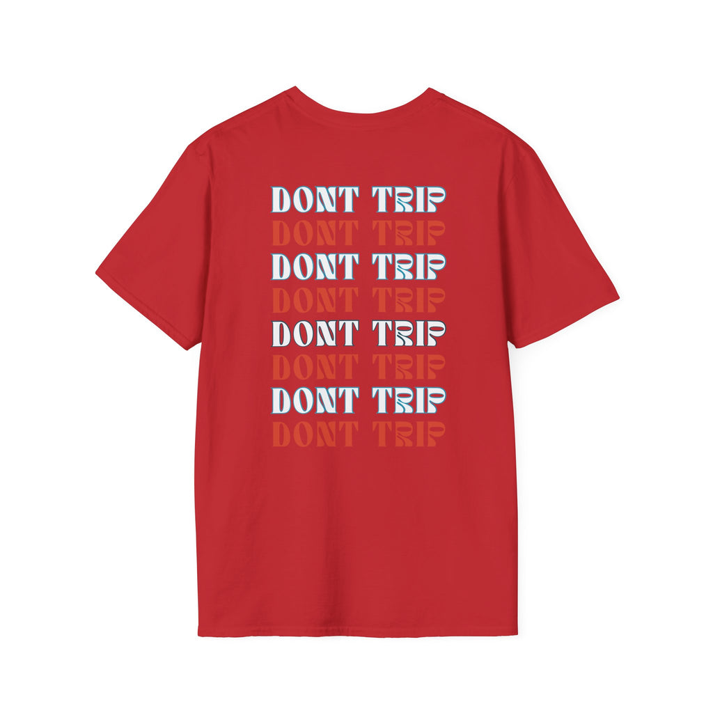Soft Style Graphic Tee | Bold Lips - Don't Trip | Hand Drawn Design
