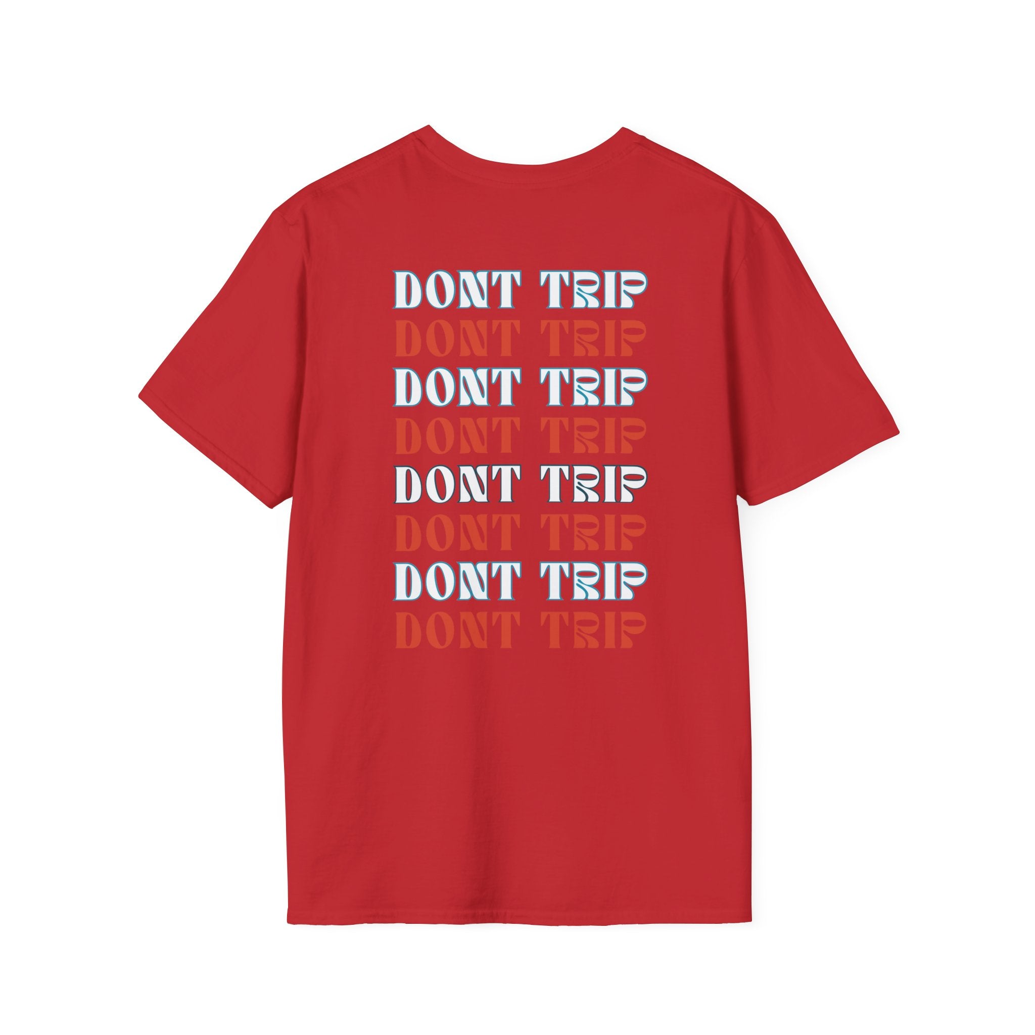 Soft Style Graphic Tee | Bold Lips - Don't Trip | Hand Drawn Design