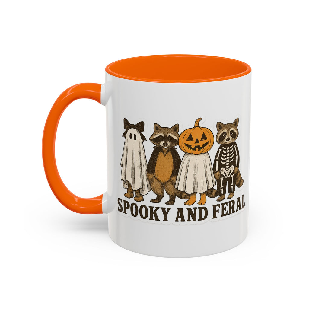 Seasonal Mug 11 Oz. | Spooky And Feral - 2 Color Options | Shop Sticker House Spooky Season