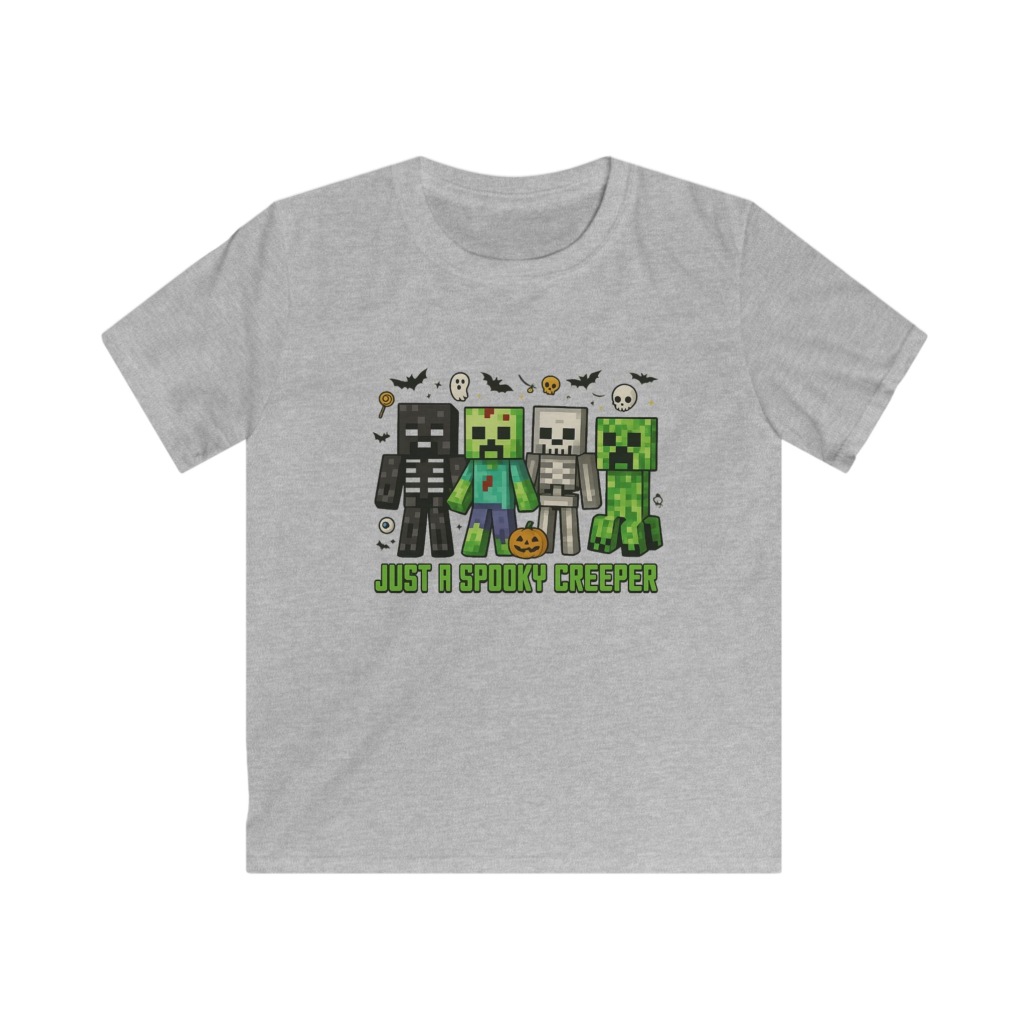 Kids Spooky Graphic Tee | Pixel Adventures | Shop Sticker House Spooky Season Youth