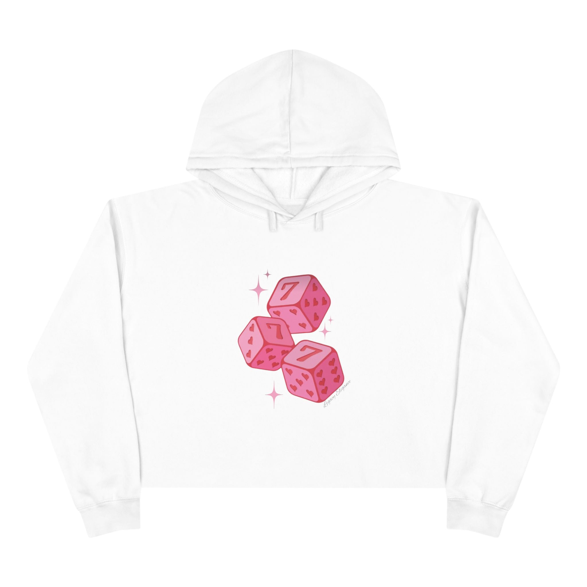 Lucky 7 Crop Hoodie