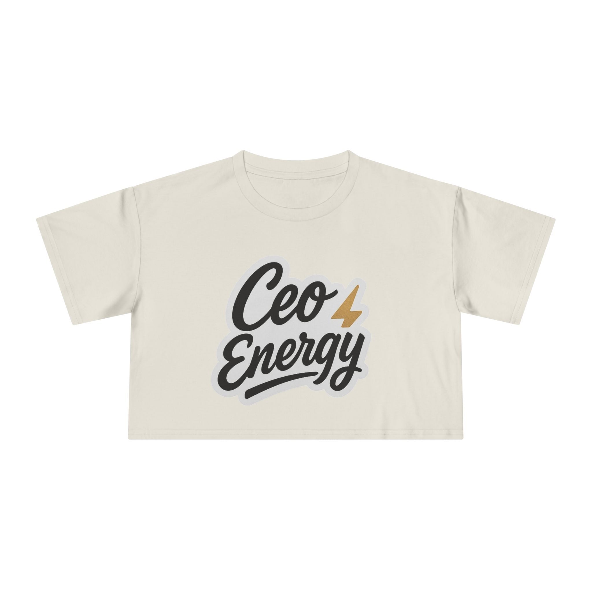 Retro Graphic Crop Tee | CEO Energy | Shop Sticker House Legacy Luxe