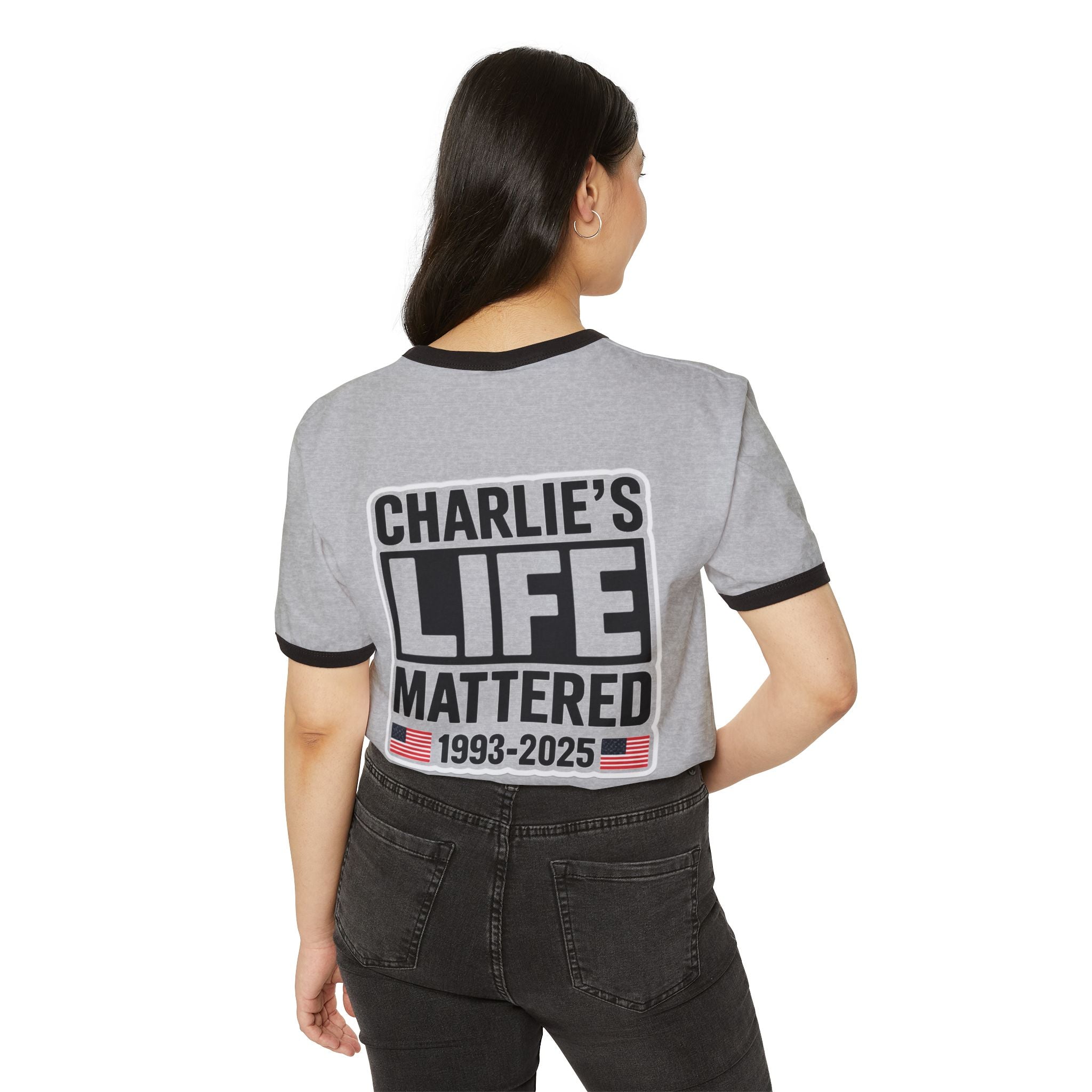 God Family Country | Charlie Kirk Memorial Tee | Shop Sticker House Memorial Collection