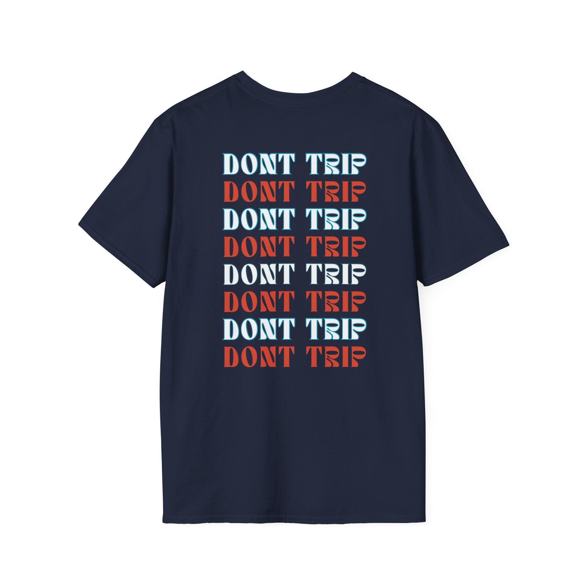 Soft Style Graphic Tee | Bold Lips - Don't Trip | Hand Drawn Design