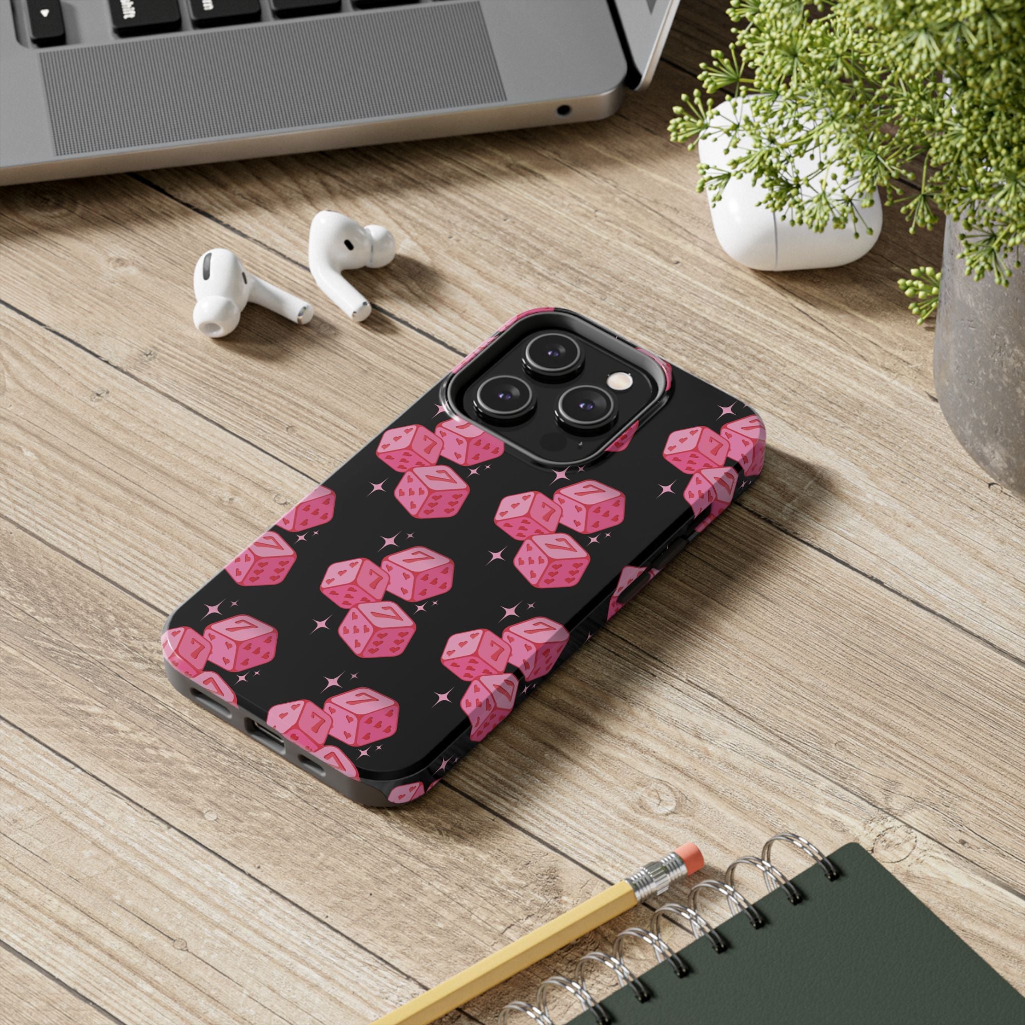 Colorful Dice Phone Cases | Gaming Accessory, Tough Cover, Gift for Gamers, Unique Phone Protector, Fun Design