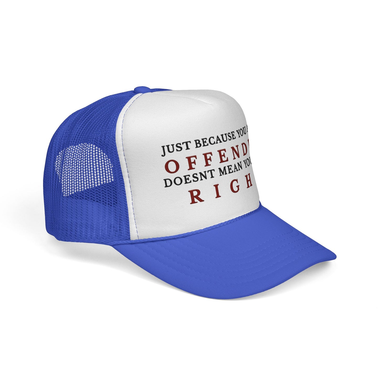 Trucker Cap with Bold Quote, Funny Cap, Gift for Friends, Statement Hat, Casual Accessories