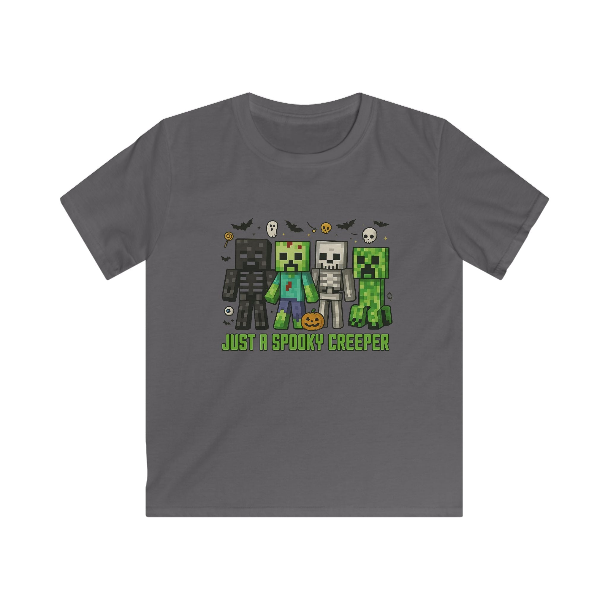 Kids Spooky Graphic Tee | Pixel Adventures | Shop Sticker House Spooky Season Youth