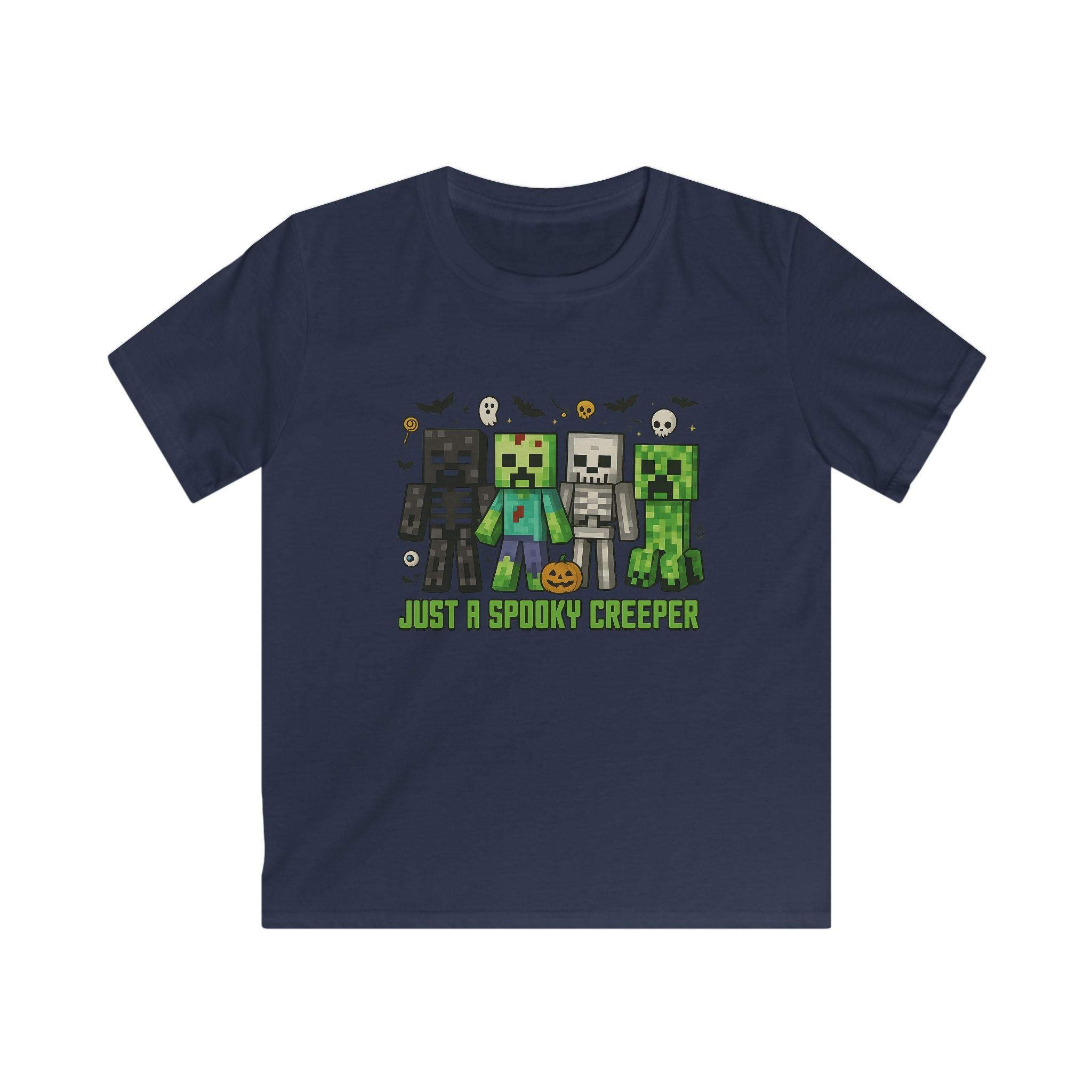 Kids Spooky Graphic Tee | Pixel Adventures | Shop Sticker House Spooky Season Youth
