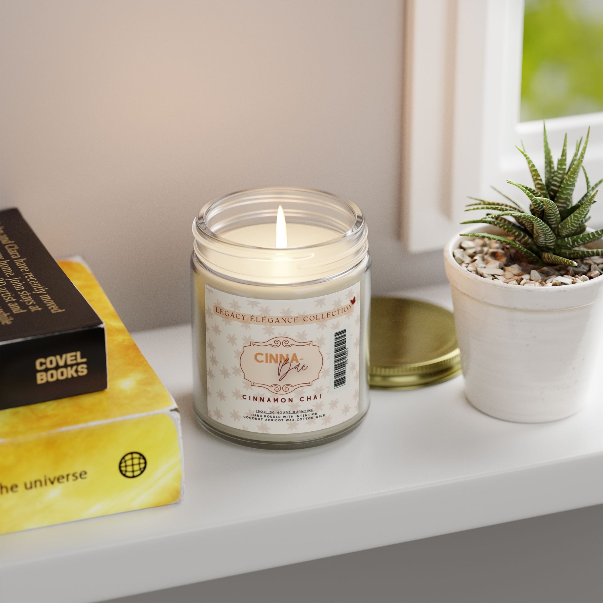 Scented Candle Set - Aromatic Coconut Apricot Wax, Self-Care Essentials | Shop Legacy Élégance