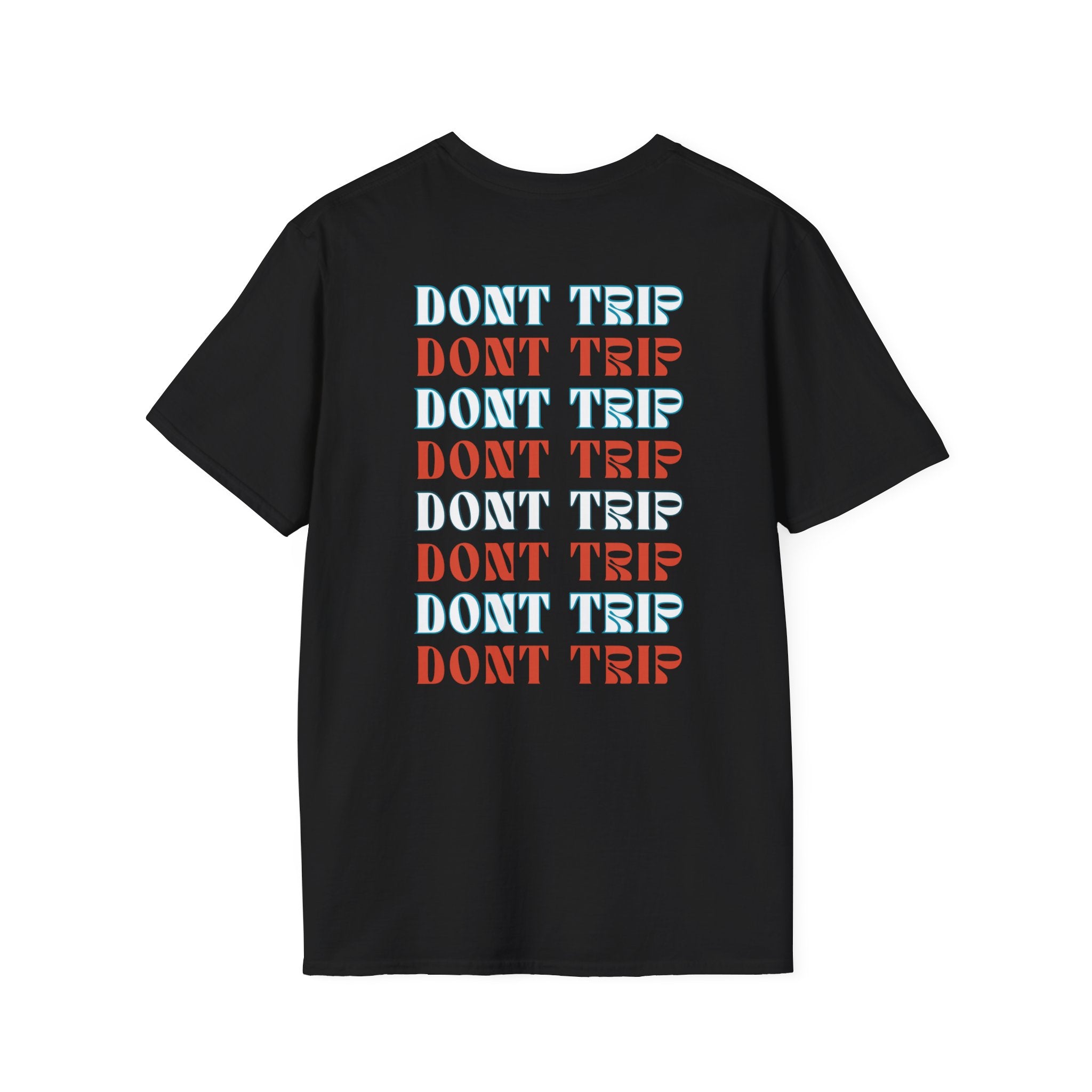 Soft Style Graphic Tee | Bold Lips - Don't Trip | Hand Drawn Design