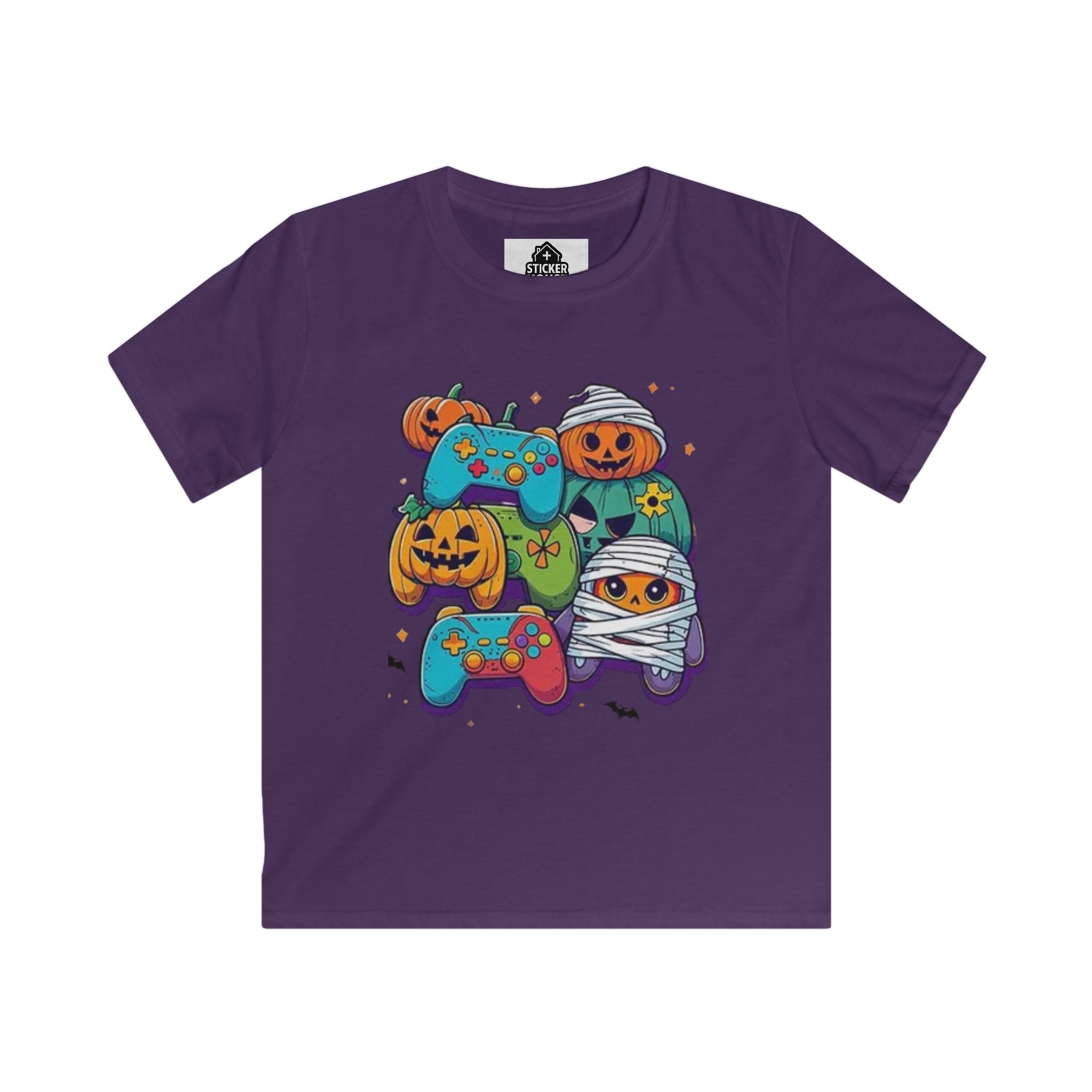 Spooky Gamer Kids- Graphic Tee | Shop Sticker House Spooky Season Youth