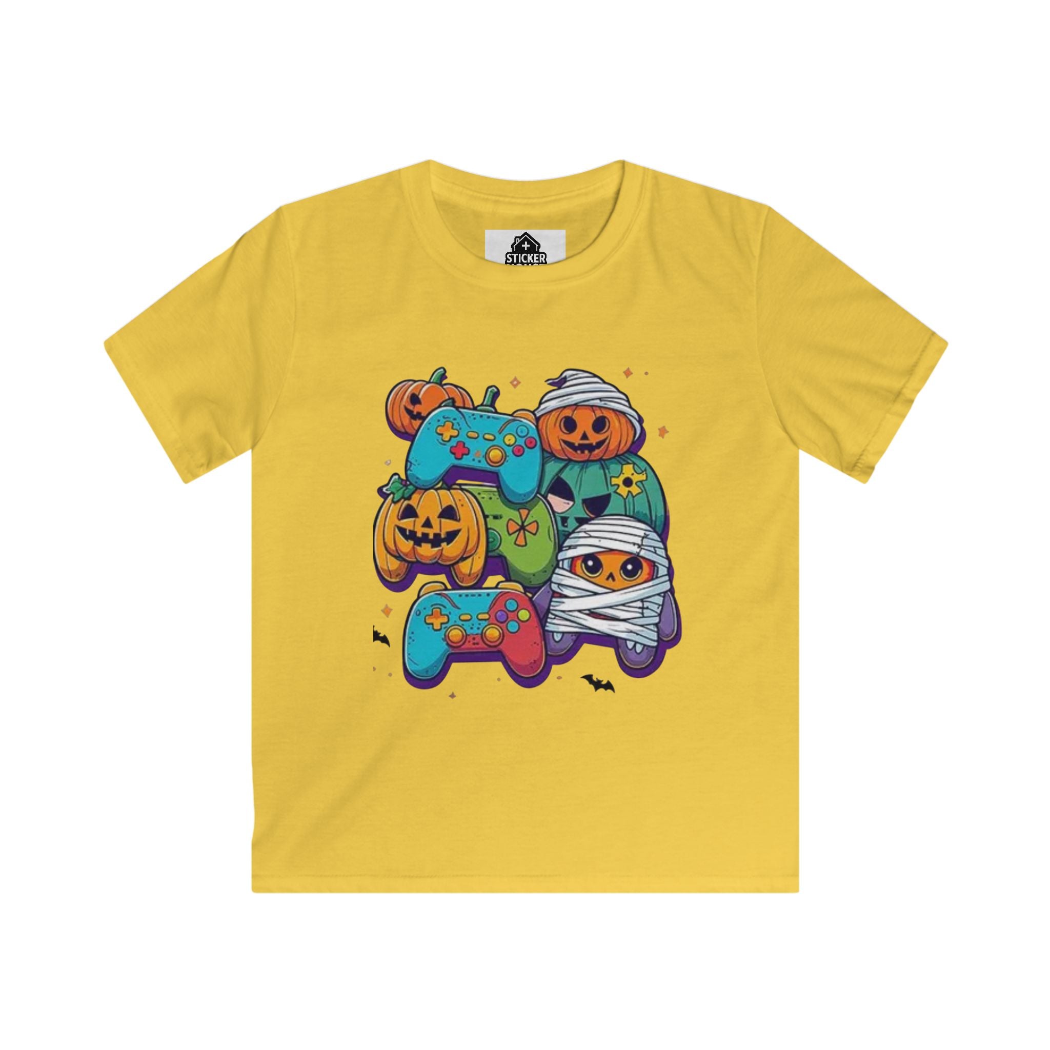 Spooky Gamer Kids- Graphic Tee | Shop Sticker House Spooky Season Youth
