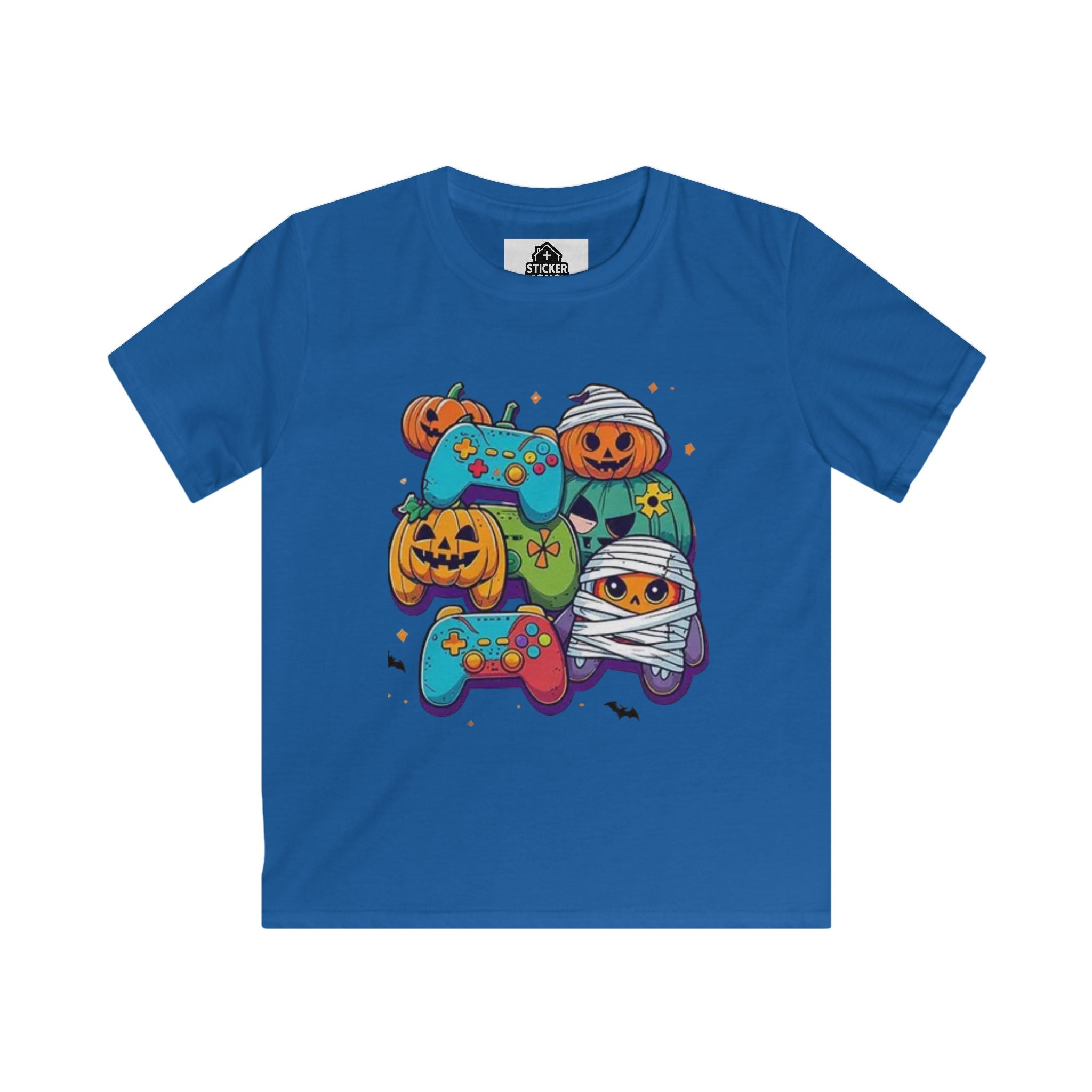 Spooky Gamer Kids- Graphic Tee | Shop Sticker House Spooky Season Youth