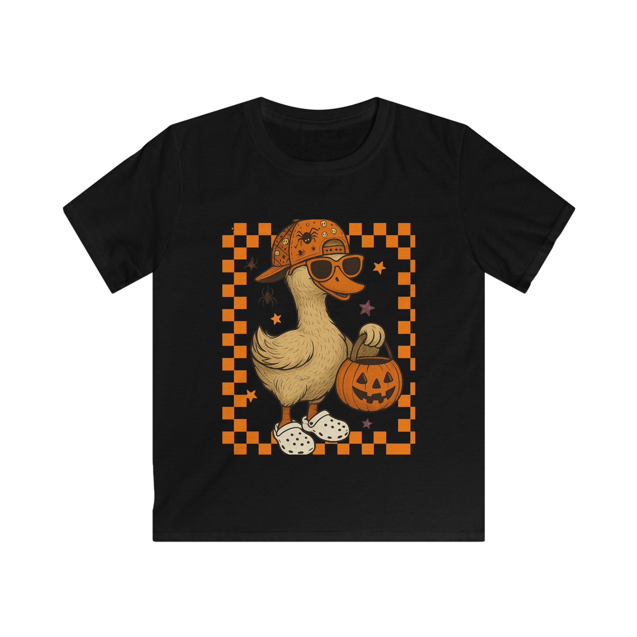 Kids Spooky Graphic Tee | Duck Kids Boy/Brother - 1 of 2 | Shop Sticker House Spooky Season Youth