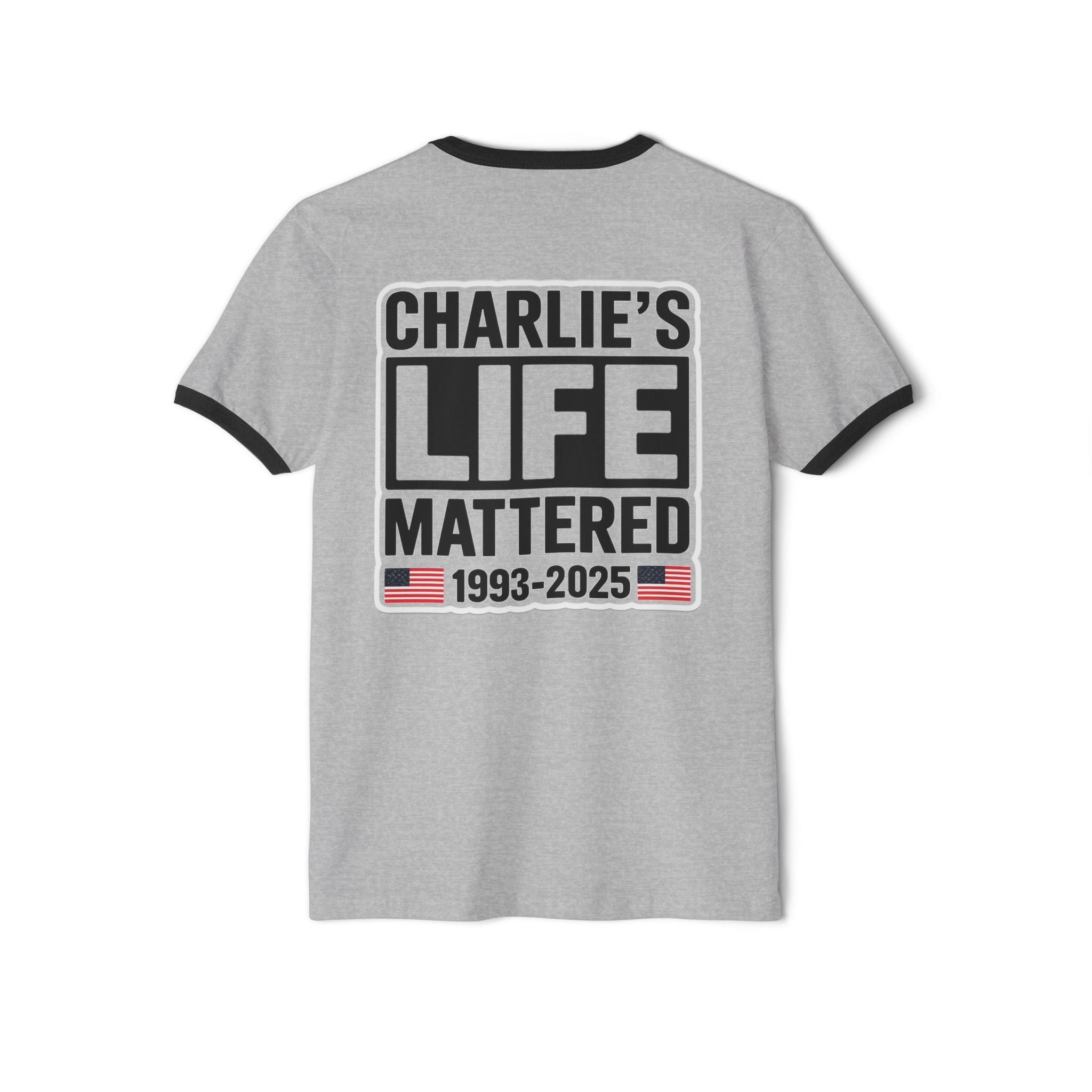 God Family Country | Charlie Kirk Memorial Tee | Shop Sticker House Memorial Collection
