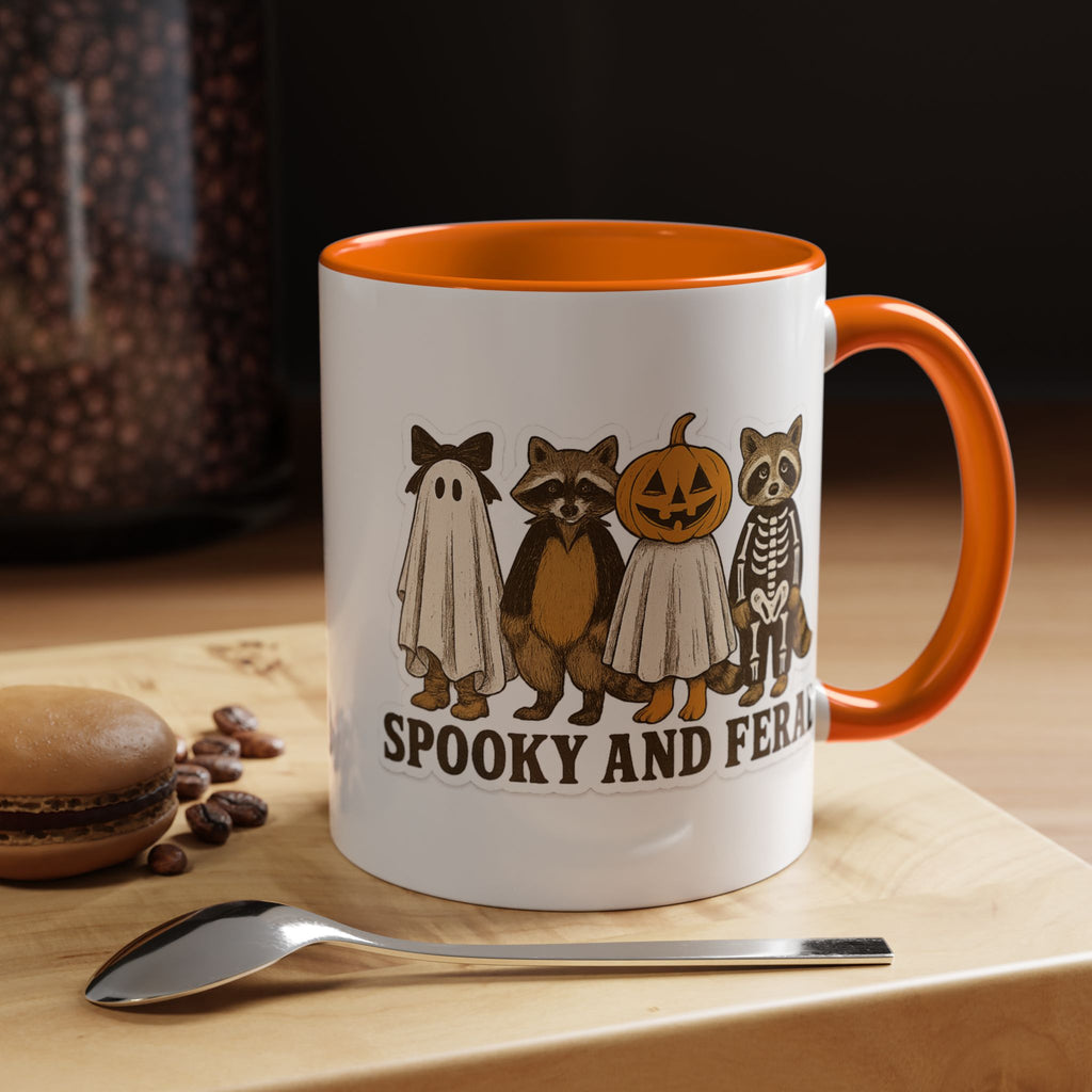 Seasonal Mug 11 Oz. | Spooky And Feral - 2 Color Options | Shop Sticker House Spooky Season