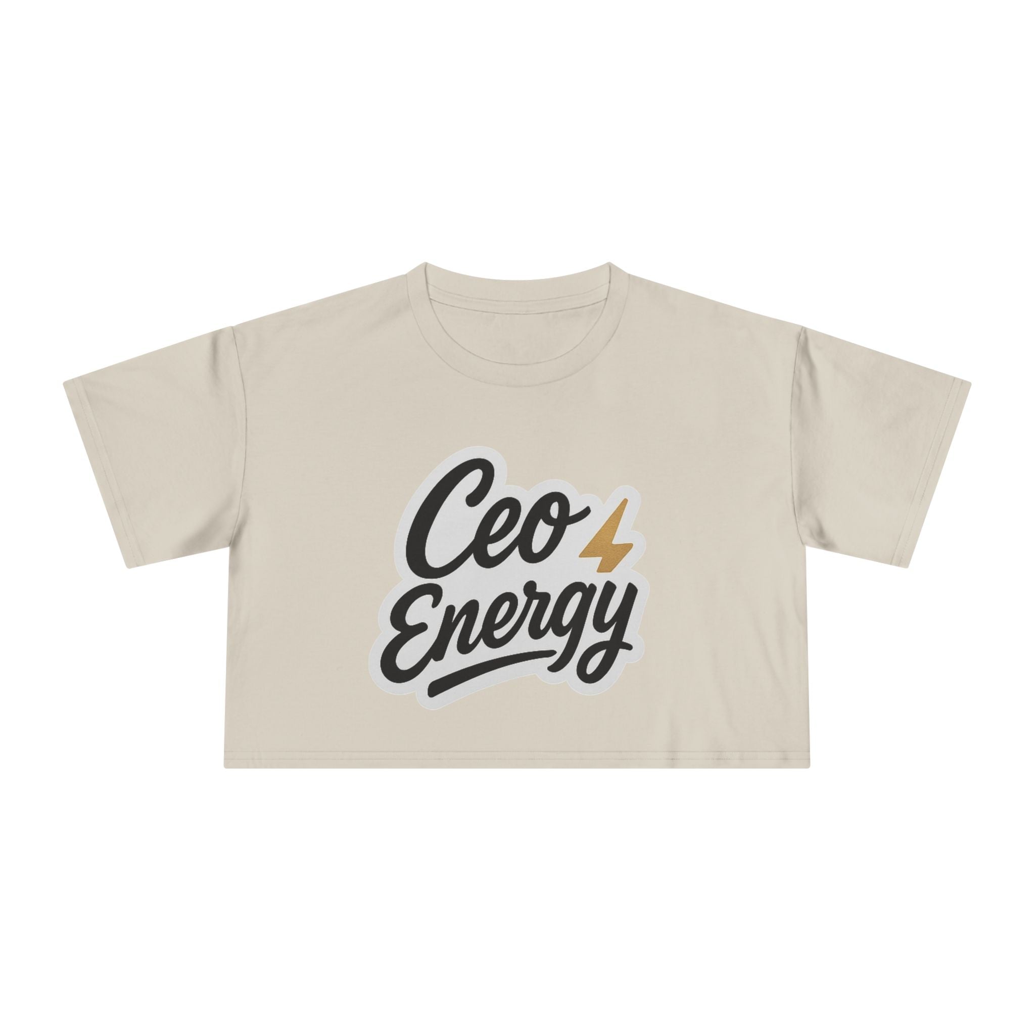 Retro Graphic Crop Tee | CEO Energy | Shop Sticker House Legacy Luxe