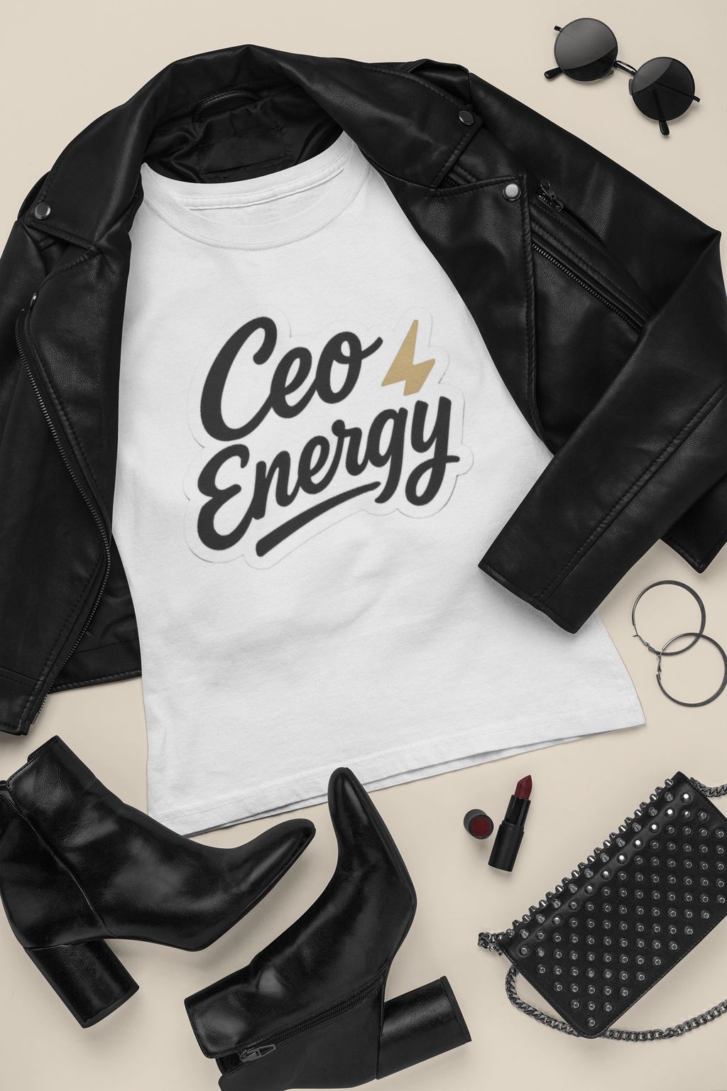 Retro Graphic Crop Tee | CEO Energy | Shop Sticker House Legacy Luxe
