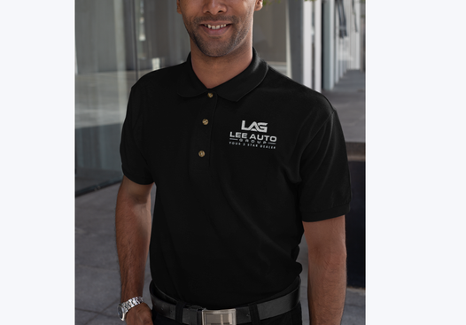 Unisex Pique Lee Auto Group Polo Shirt (Embroidery)