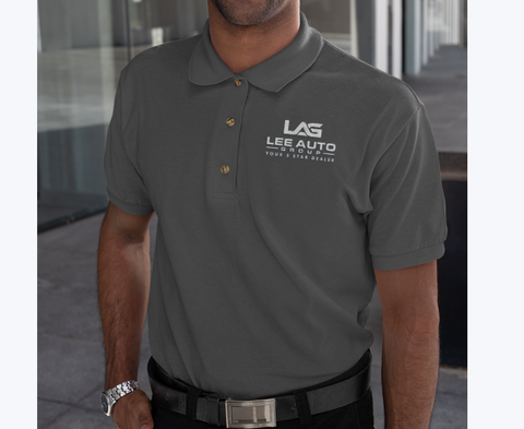 Unisex Pique Lee Auto Group Polo Shirt (Embroidery)