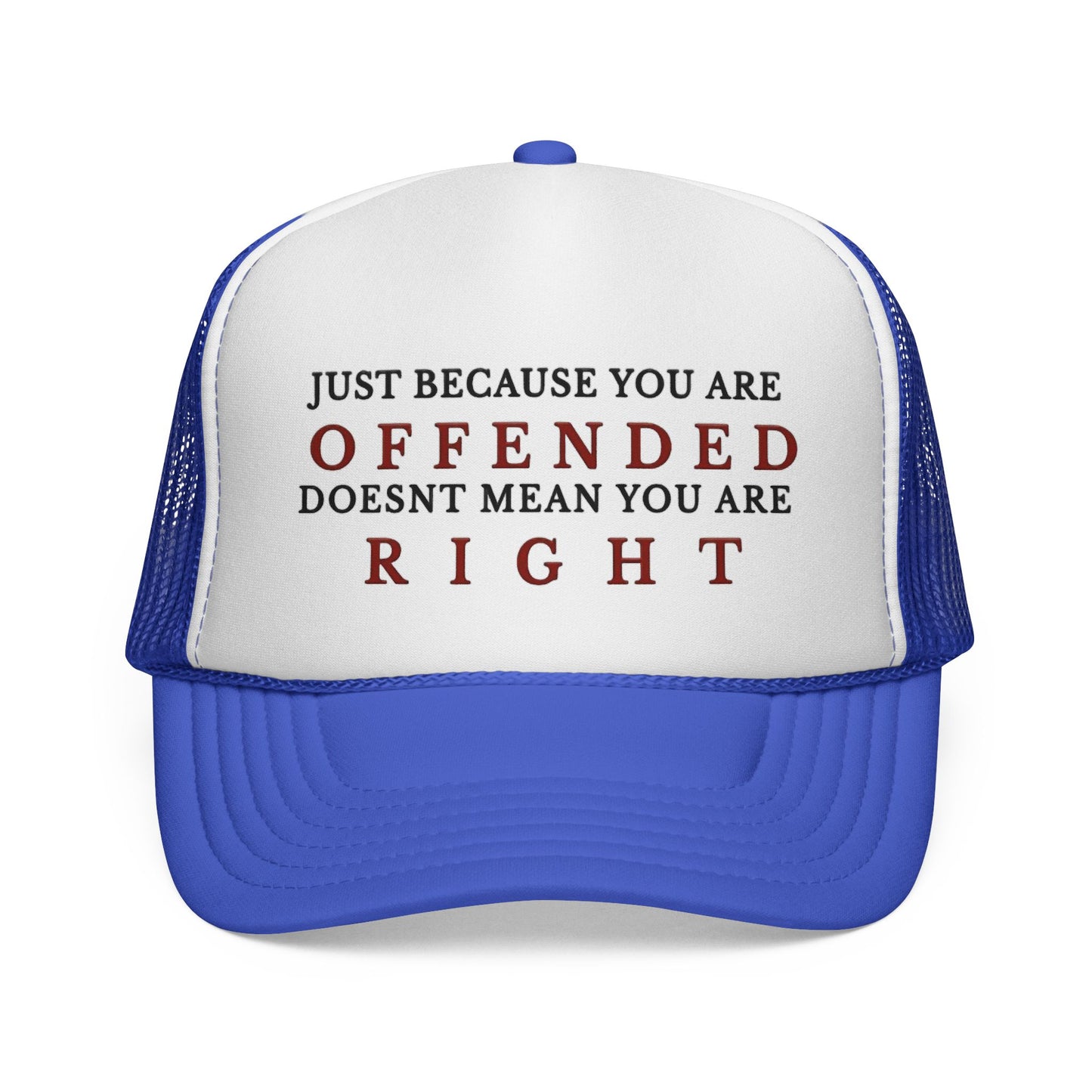 Trucker Cap with Bold Quote, Funny Cap, Gift for Friends, Statement Hat, Casual Accessories