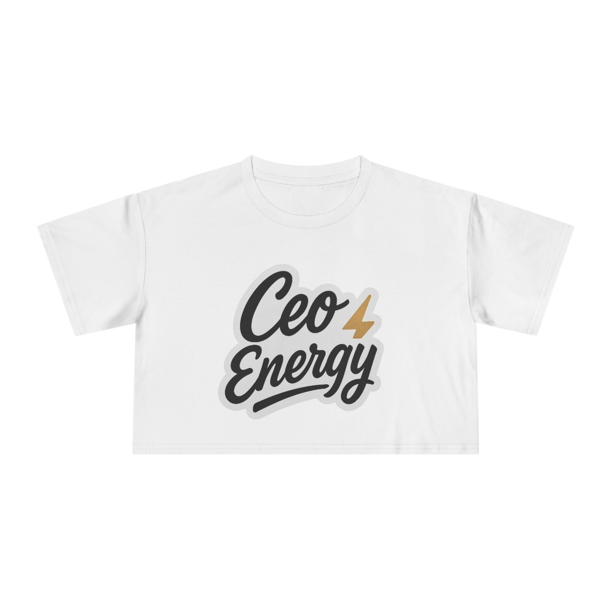 Retro Graphic Crop Tee | CEO Energy | Shop Sticker House Legacy Luxe