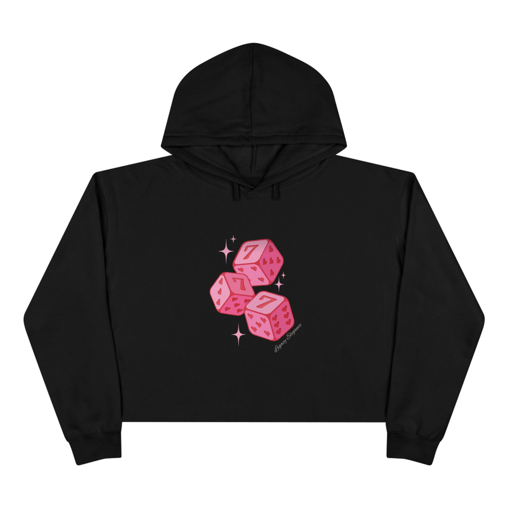 Lucky 7 Crop Hoodie