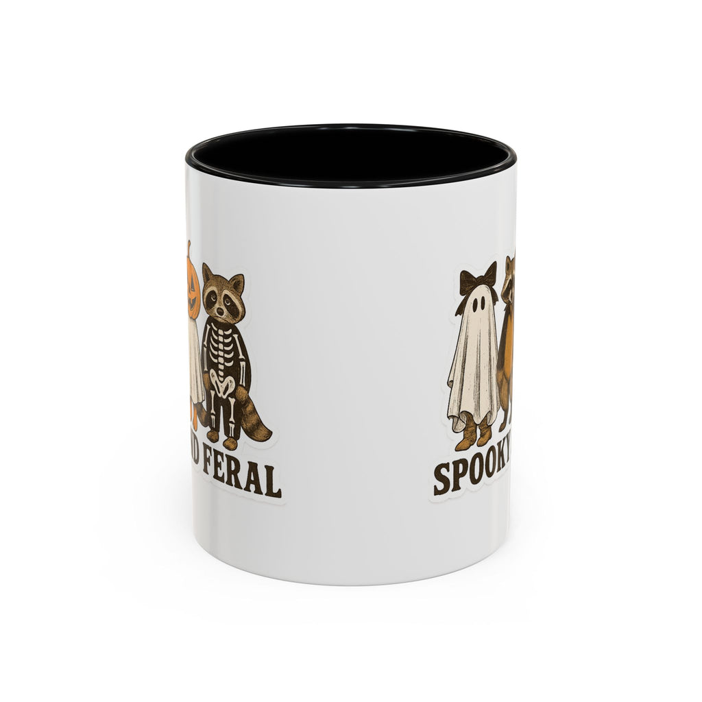 Seasonal Mug 11 Oz. | Spooky And Feral - 2 Color Options | Shop Sticker House Spooky Season