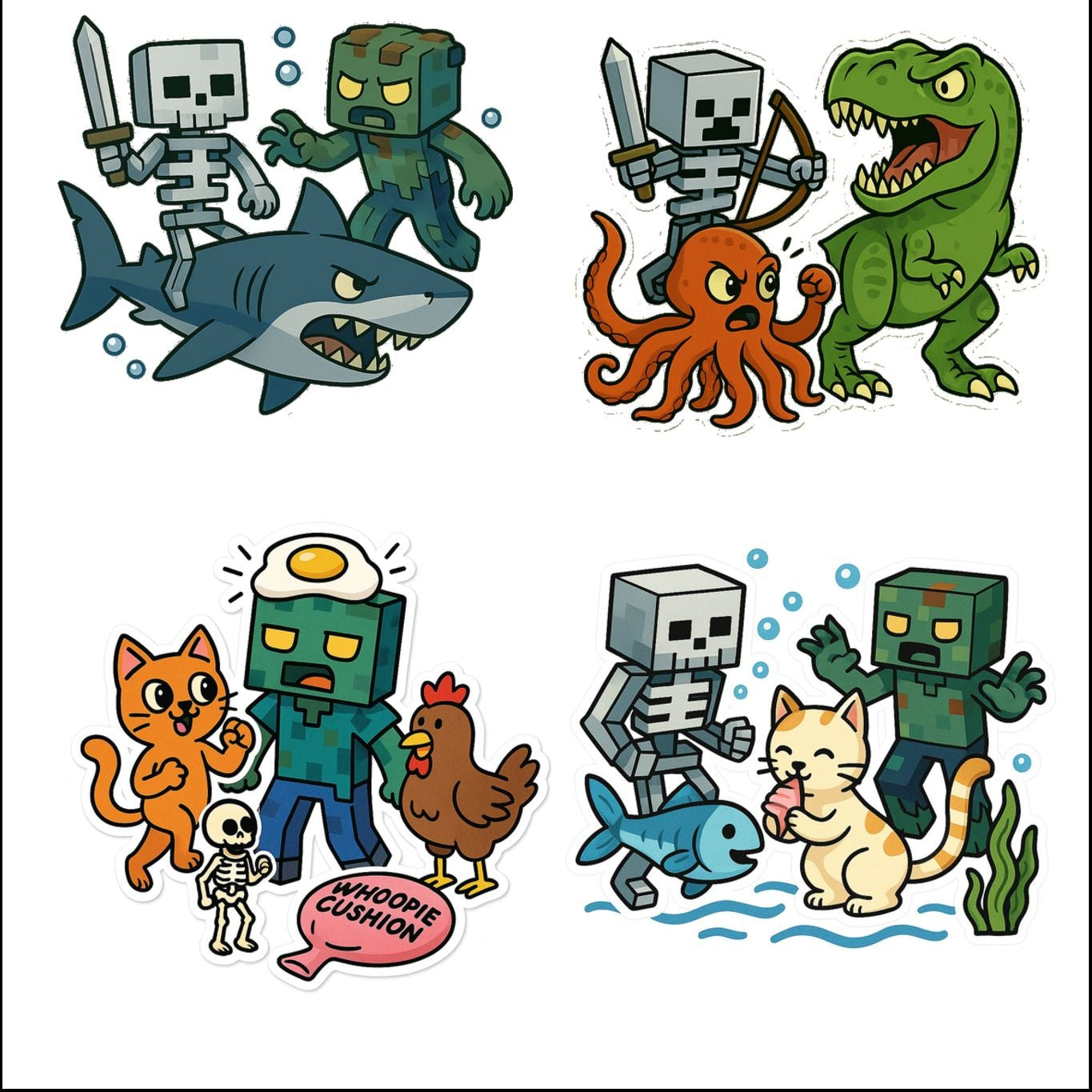 Temporary Tattoos - Pixelated Adventures Designs | Shop BrainStormin' Bodhi's Stickers