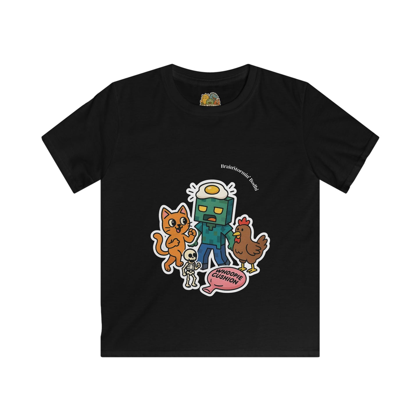 Kids Cartoon Character Tee - Fun, Playful Apparel for Birthdays, Everyday Wear, Gift for Young Animal Lovers, Creative Outfits, Graphic Tee