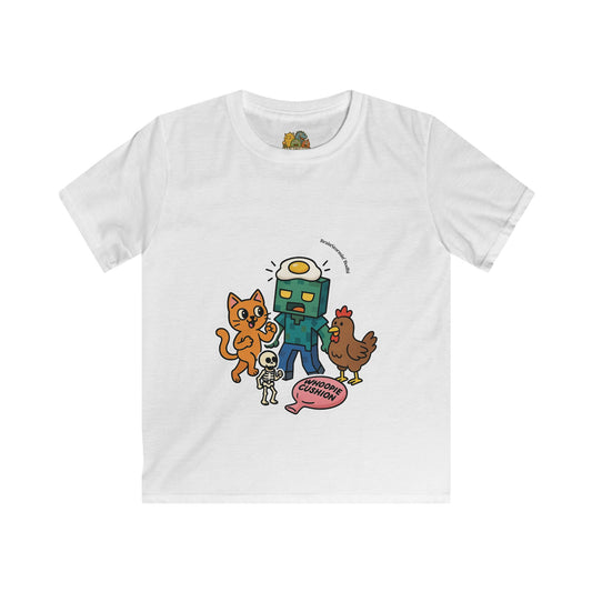 Kids Cartoon Character Tee - Fun, Playful Apparel for Birthdays, Everyday Wear, Gift for Young Animal Lovers, Creative Outfits, Graphic Tee