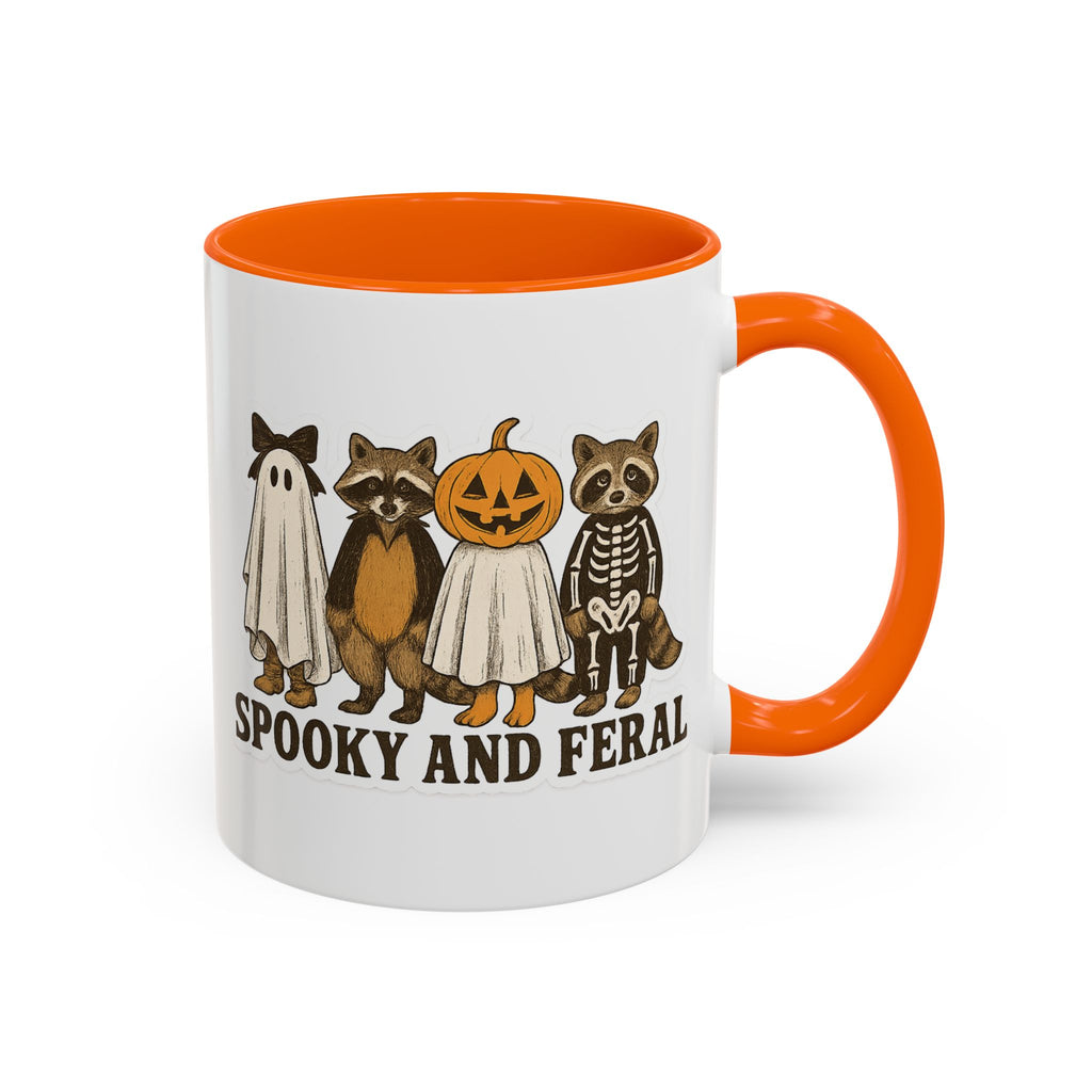 Seasonal Mug 11 Oz. | Spooky And Feral - 2 Color Options | Shop Sticker House Spooky Season