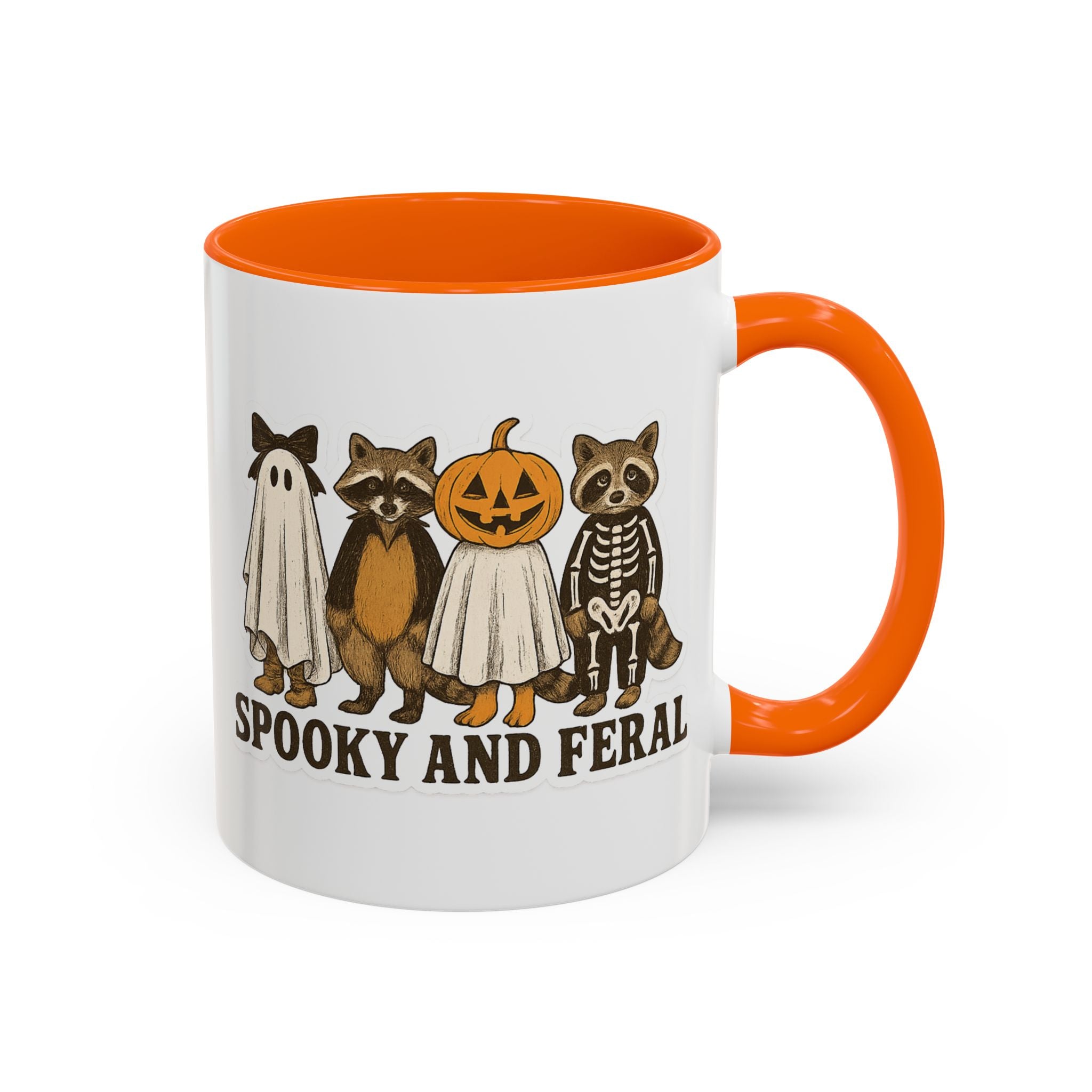 Seasonal Mug 11 Oz. | Spooky And Feral - 2 Color Options | Shop Sticker House Spooky Season
