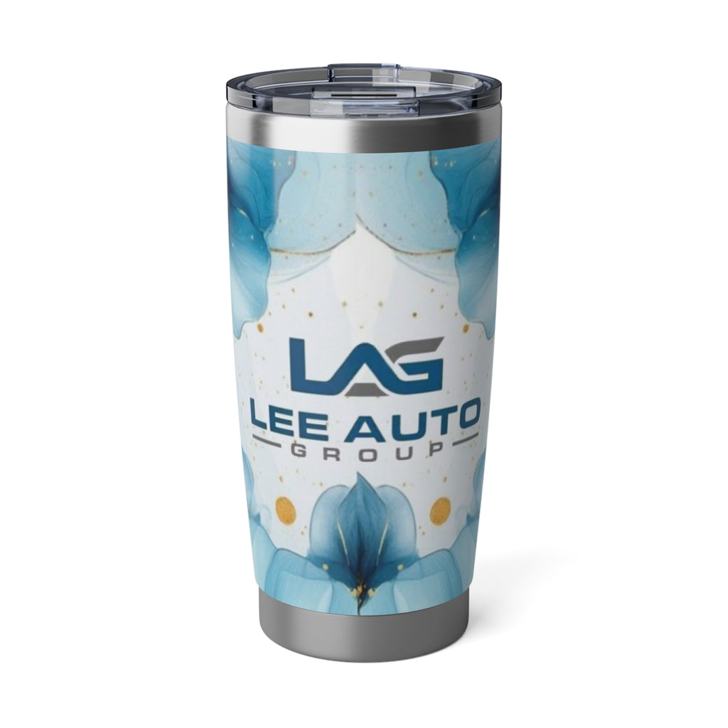 Lee Auto group 20oz Tumbler- Floral design (Blue)