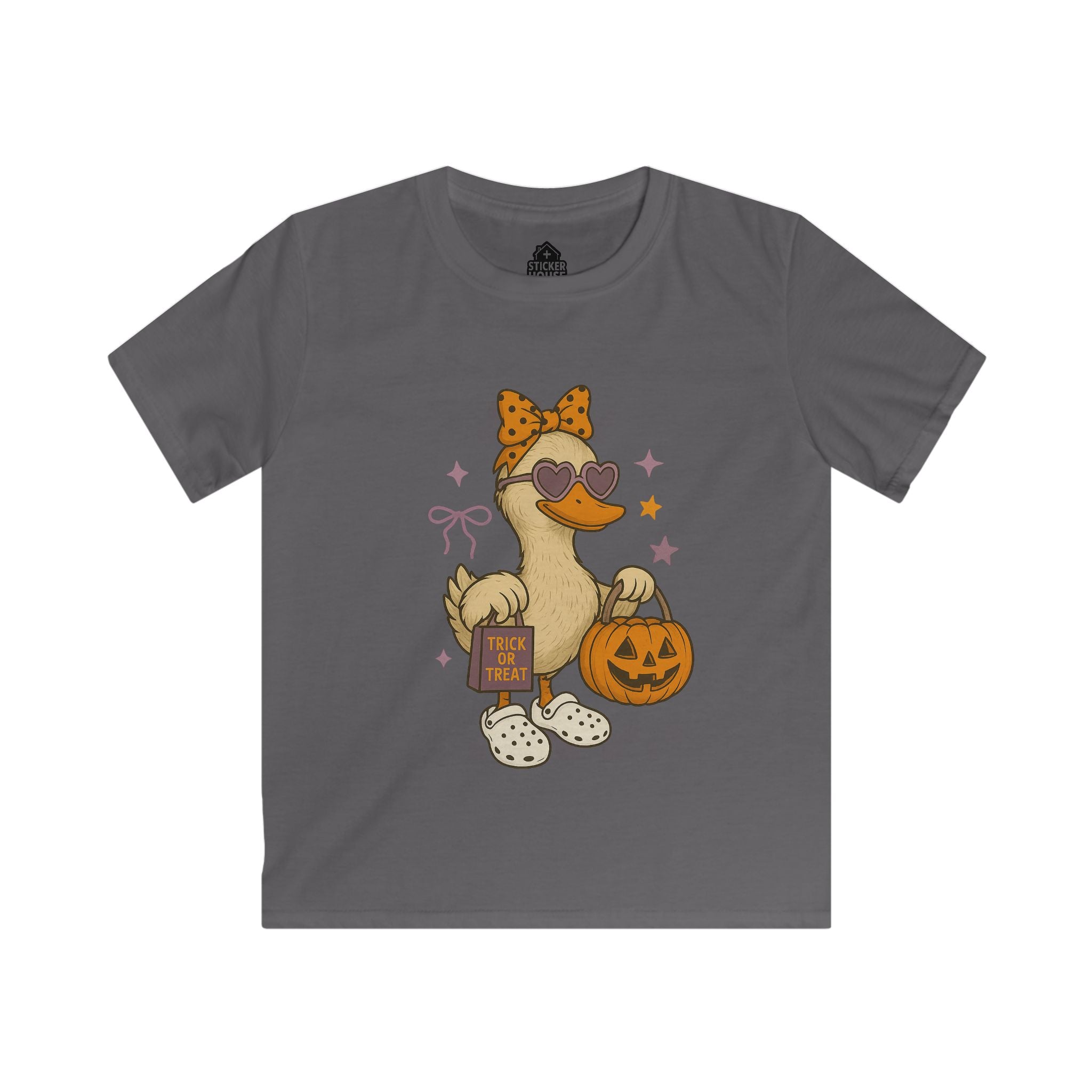 Kids Spooky Graphic Tee | Duck Kids Girl/Sister - 1 of 2 | Shop Spooky Season Youth