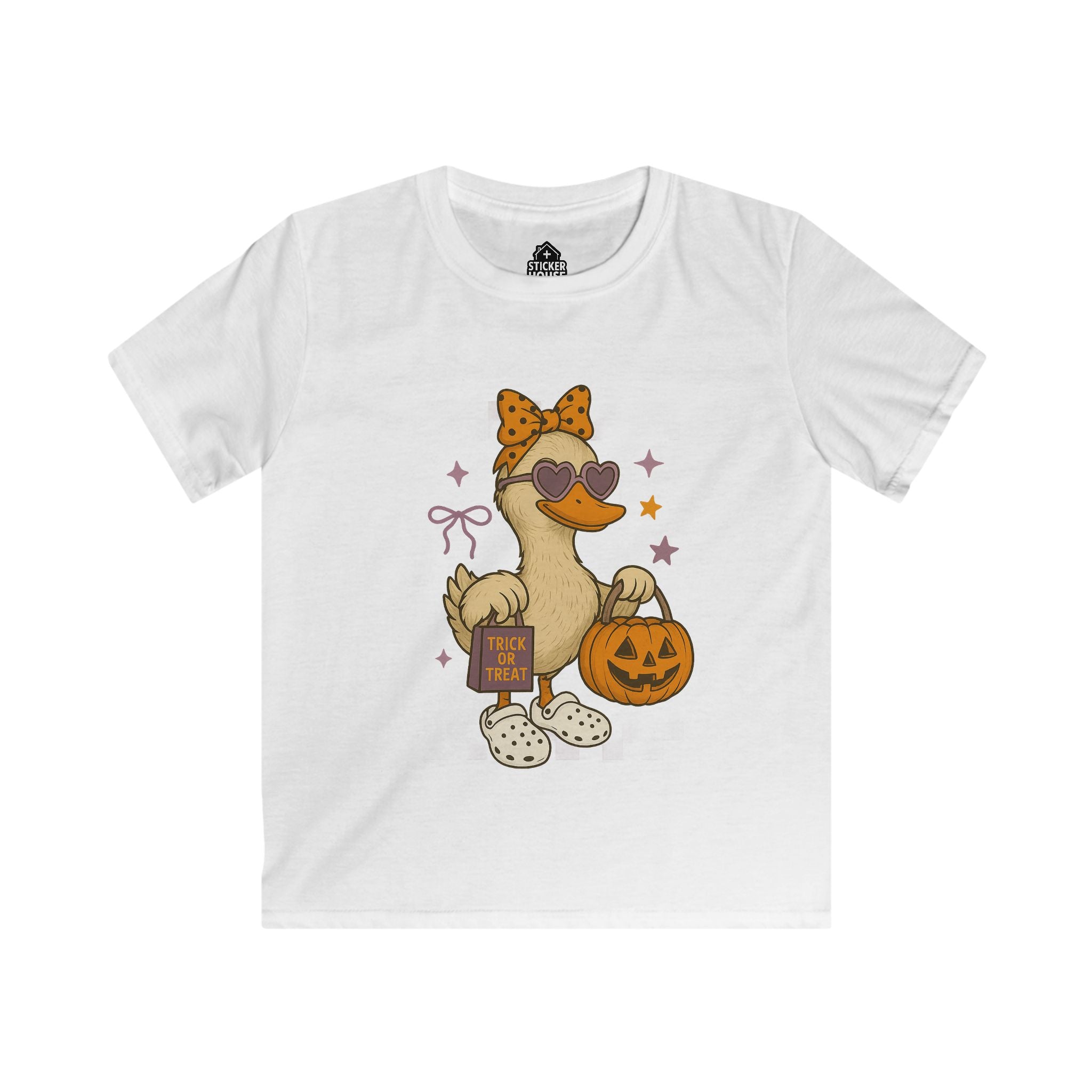 Kids Spooky Graphic Tee | Duck Kids Girl/Sister - 1 of 2 | Shop Spooky Season Youth