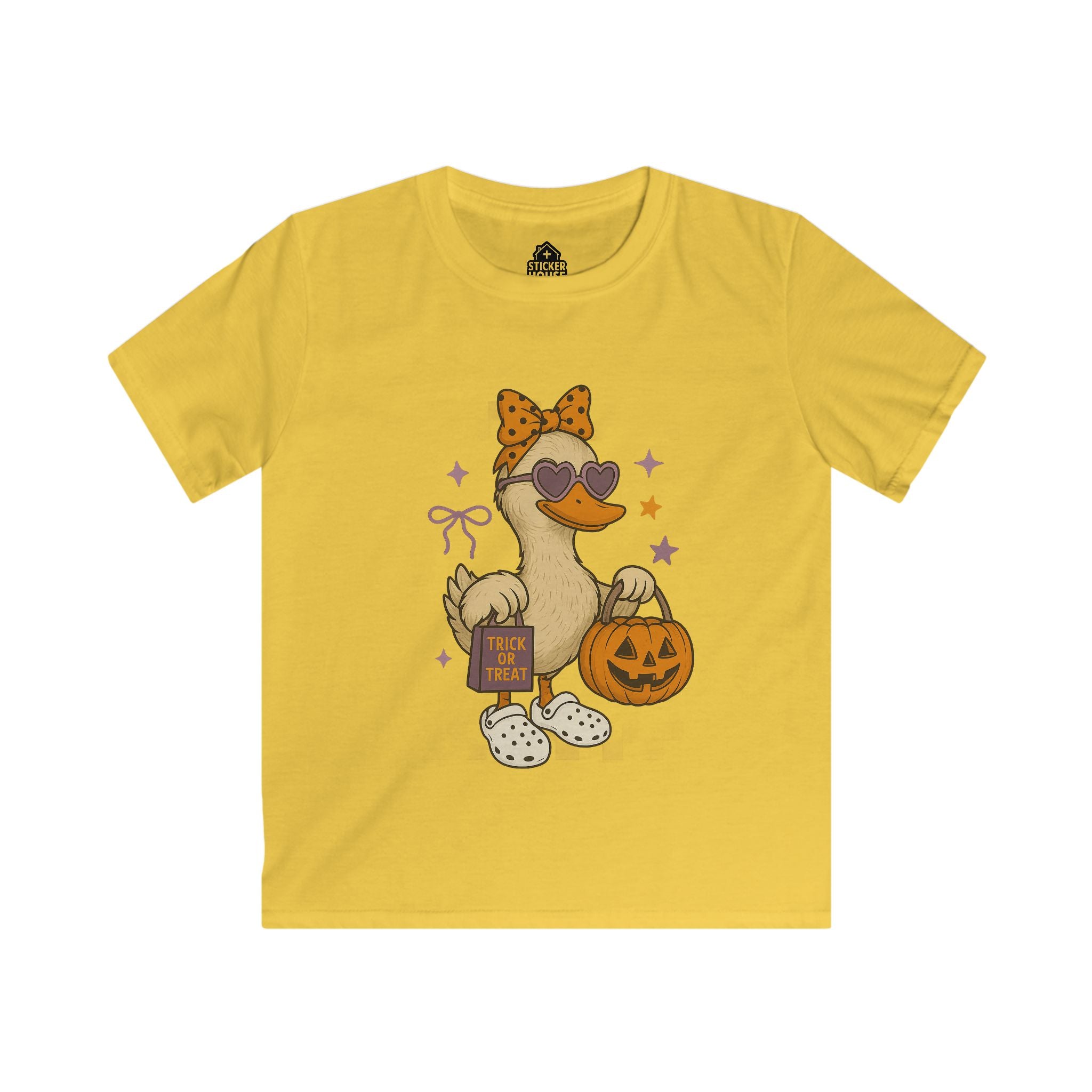 Kids Spooky Graphic Tee | Duck Kids Girl/Sister - 1 of 2 | Shop Spooky Season Youth
