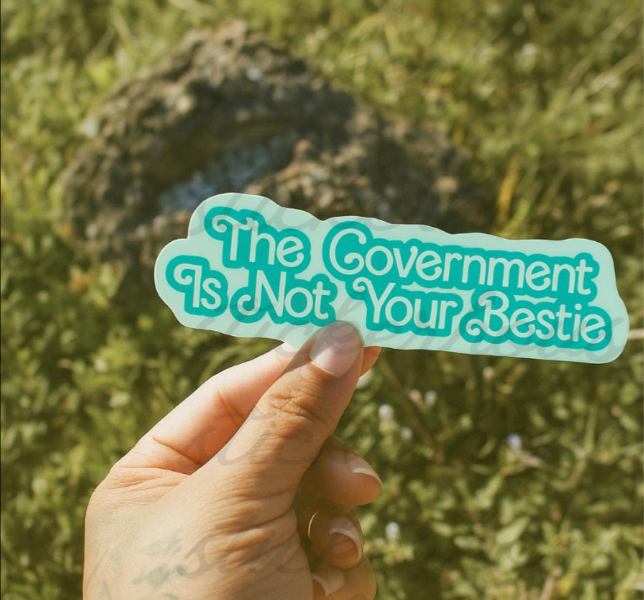 Gov. Bestie Die-Cut Sticker