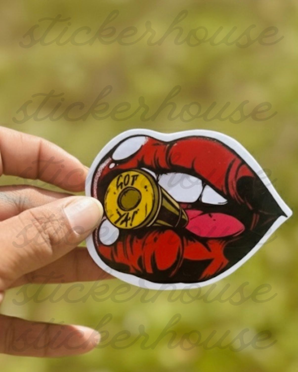 Got Ya Lips Die-Cut Stickers