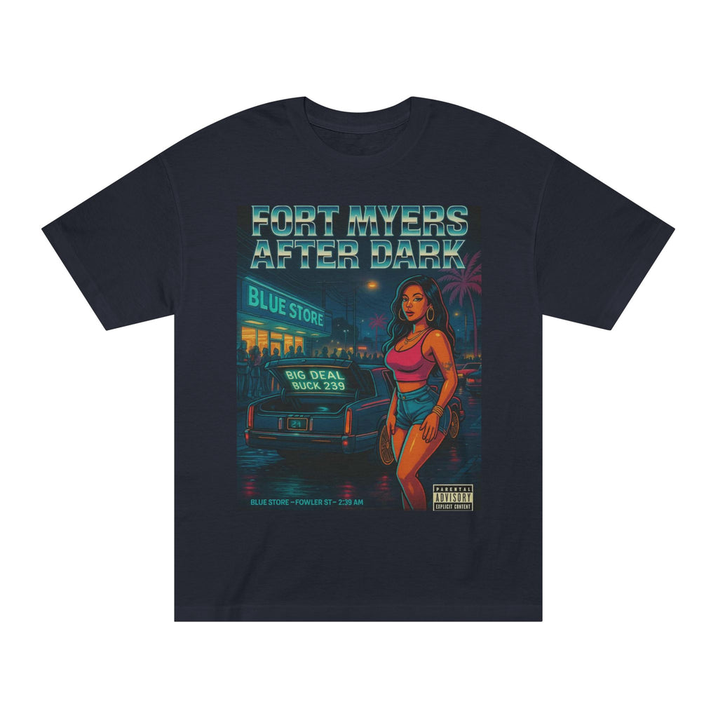 Fort Myers After Dark Unisex Classic Tee | Urban Vibes T-Shirt, Street Art Fashion, Casual Wear, Gift for Him/Her, Summer Style