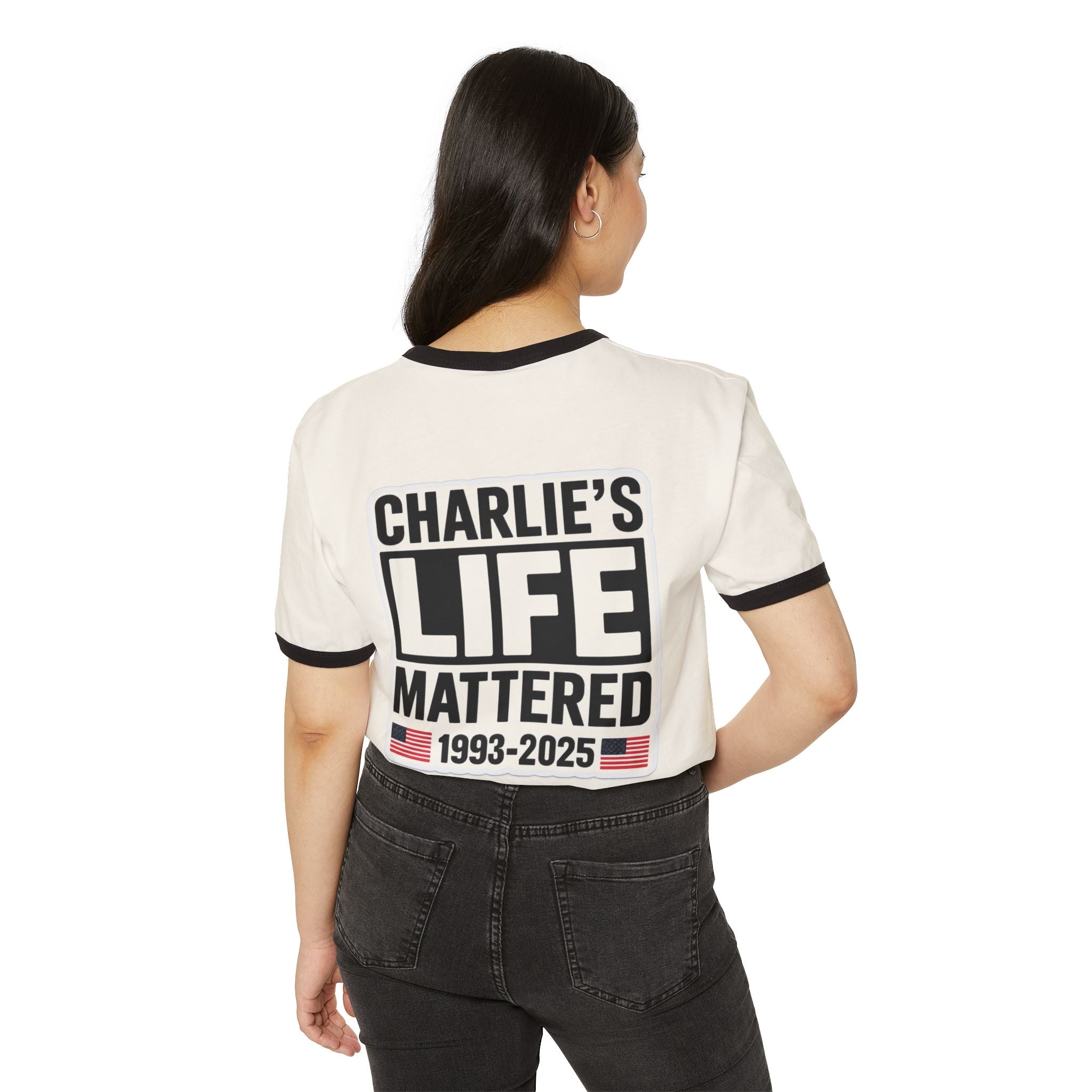 God Family Country | Charlie Kirk Memorial Tee | Shop Sticker House Memorial Collection