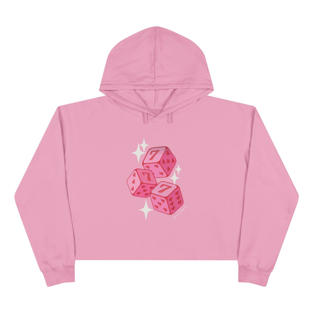 Lucky 7 Crop Hoodie